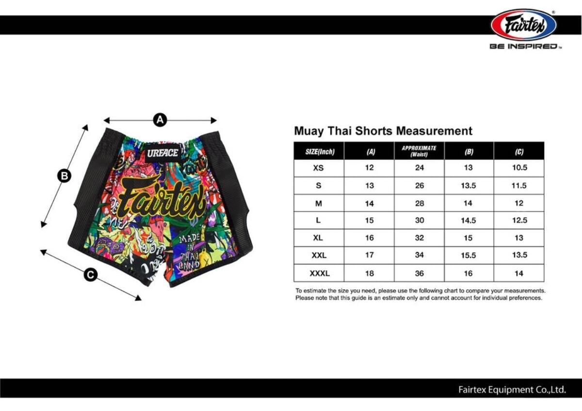 Short de Muay Thai Urface X Fairtex 7/7