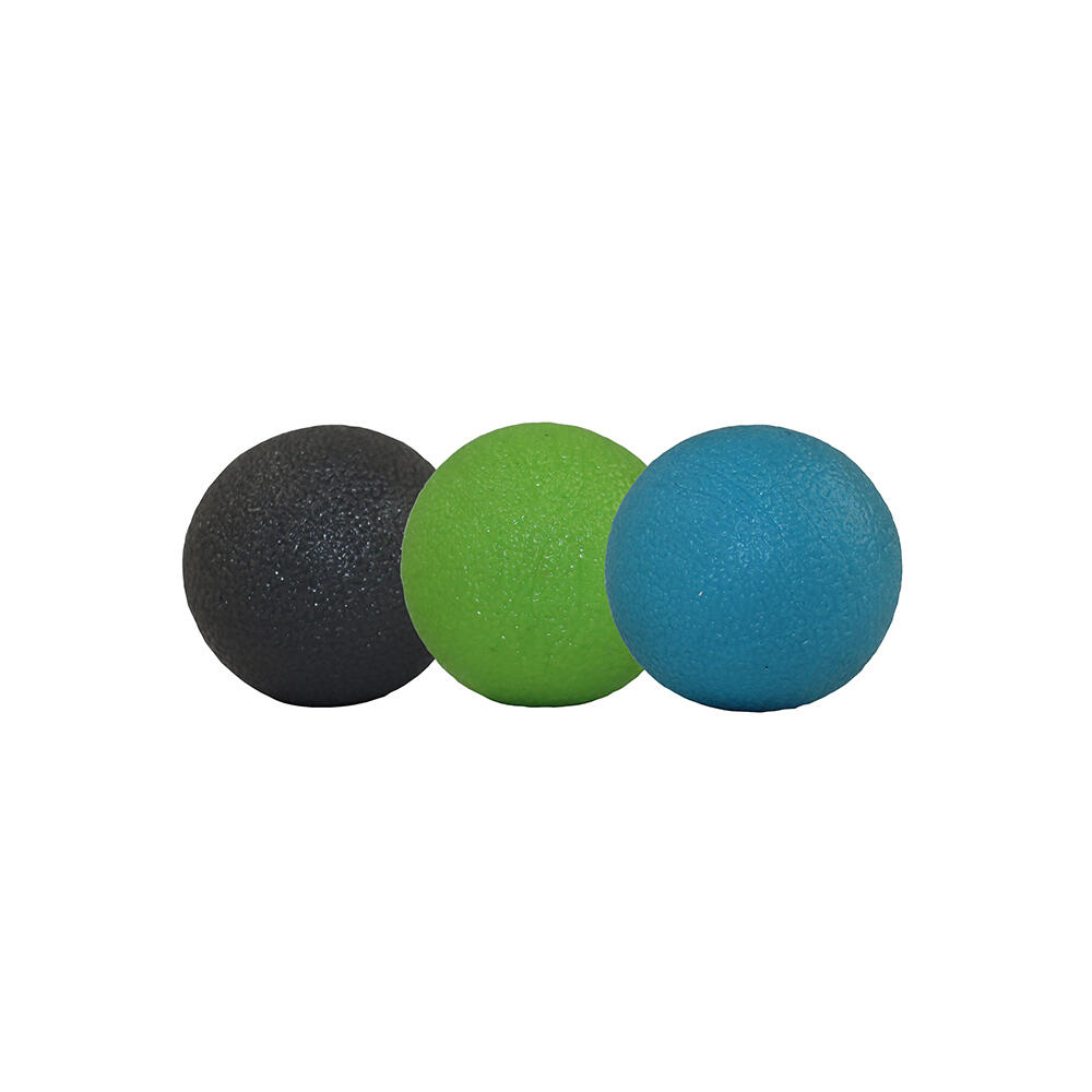 FITNESS-MAD Stress Ball (Pack of 3) (Blue/Green/Grey)