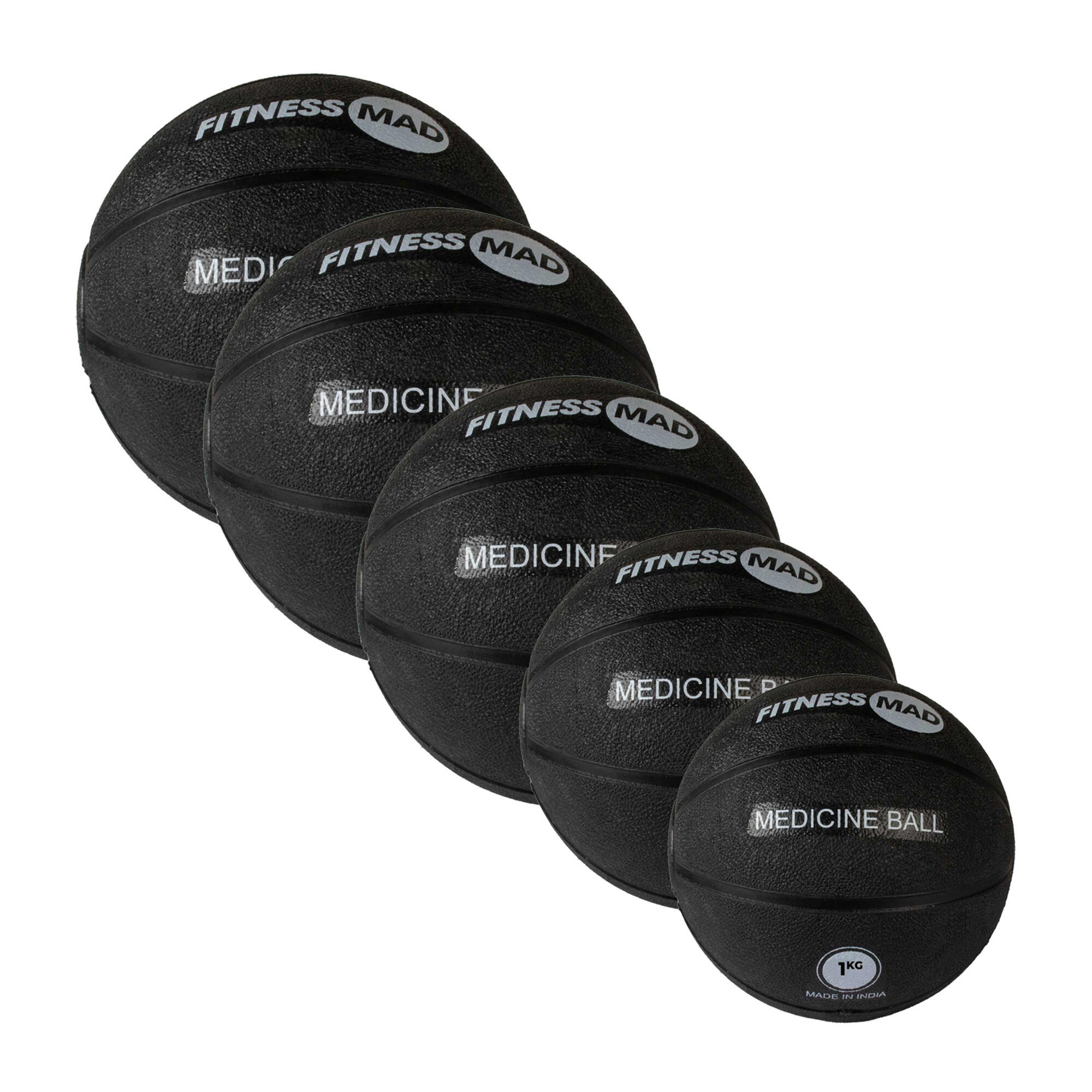 FITNESS-MAD Medicine Ball (Black)