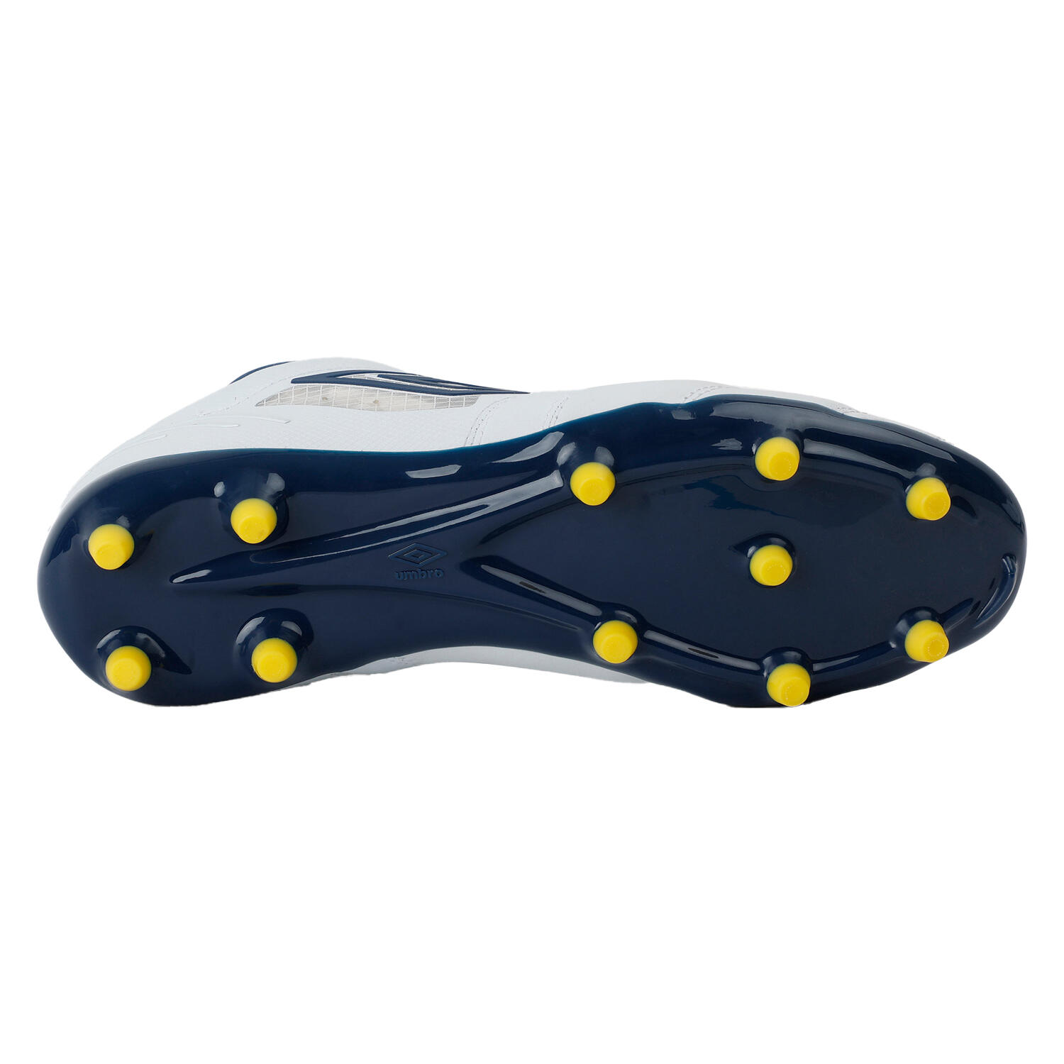 Mens Tocco IV Premier Firm Ground Football Boots (White/Poseidon/Blazing Yellow) 4/4