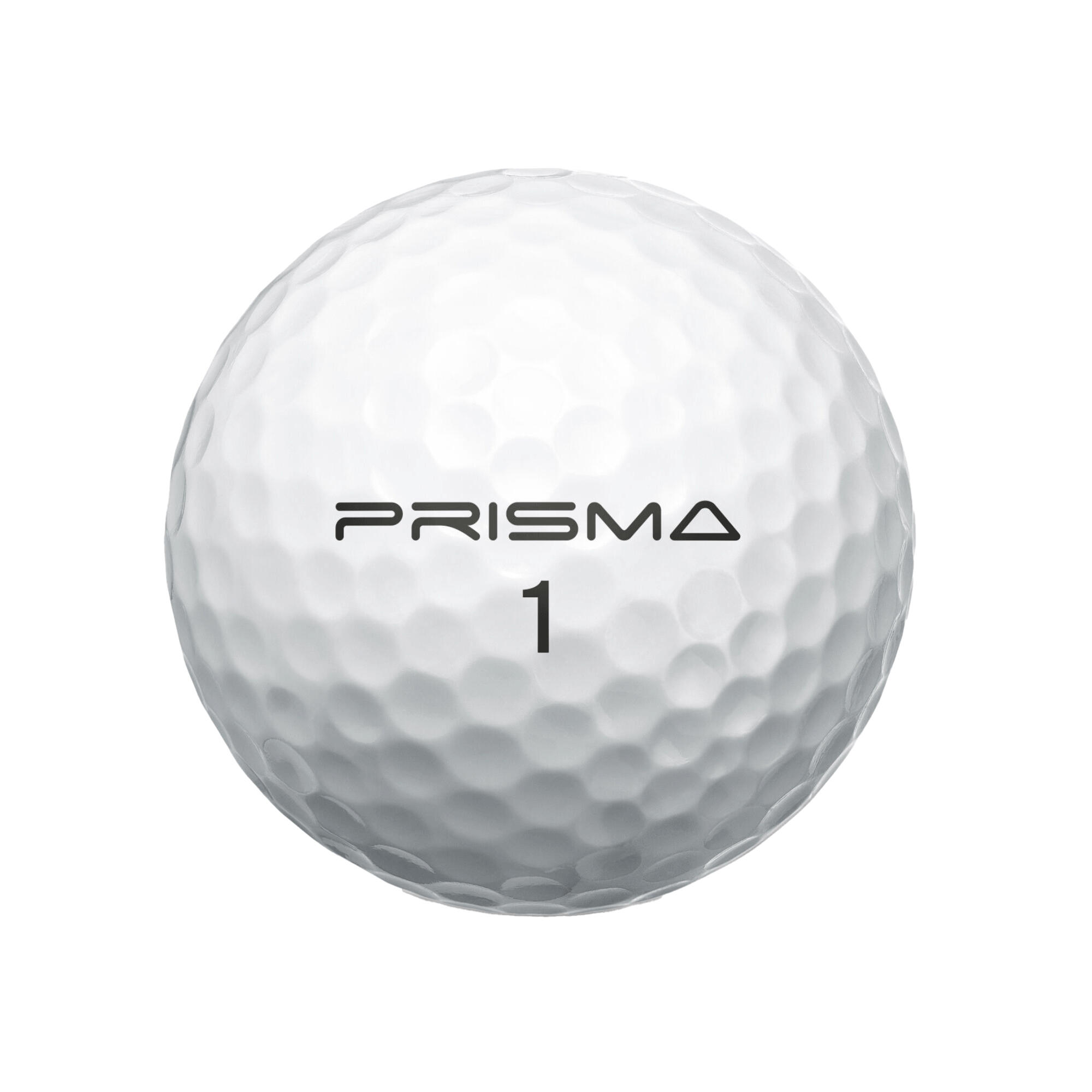 MASTERS Prisma Titanium Golf Balls (Pack of 12) (White)