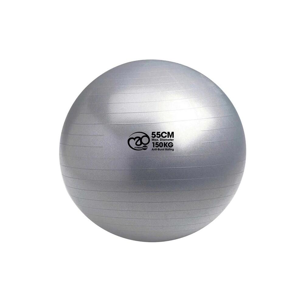 FITNESS-MAD AntiBurst Swiss Ball (Silver)