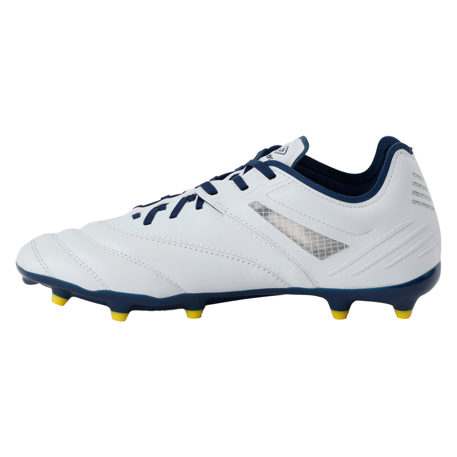 Mens Tocco IV Premier Firm Ground Football Boots (White/Poseidon/Blazing Yellow) 2/4