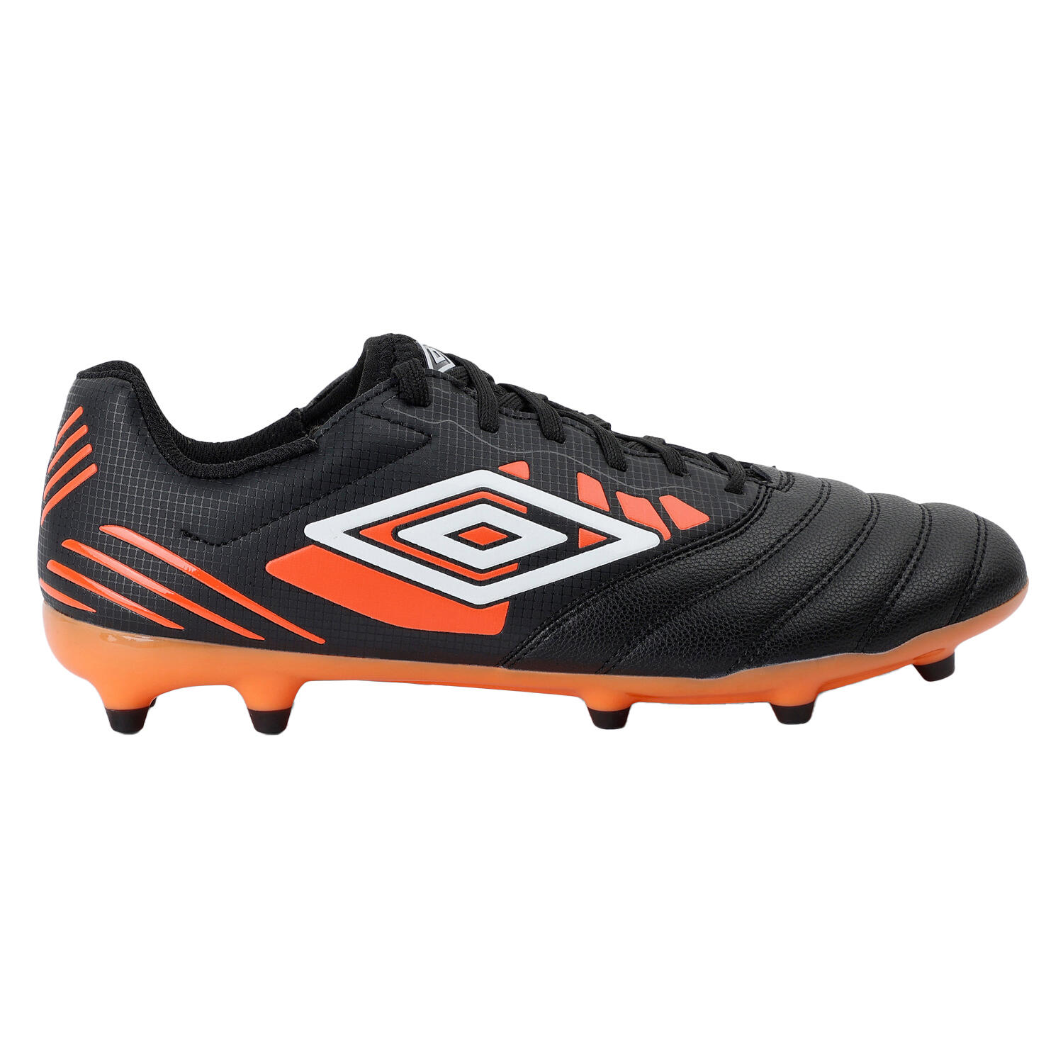 Mens Tocco IV Club FG Football Boots (Black/White/Dragon Fire) 3/4
