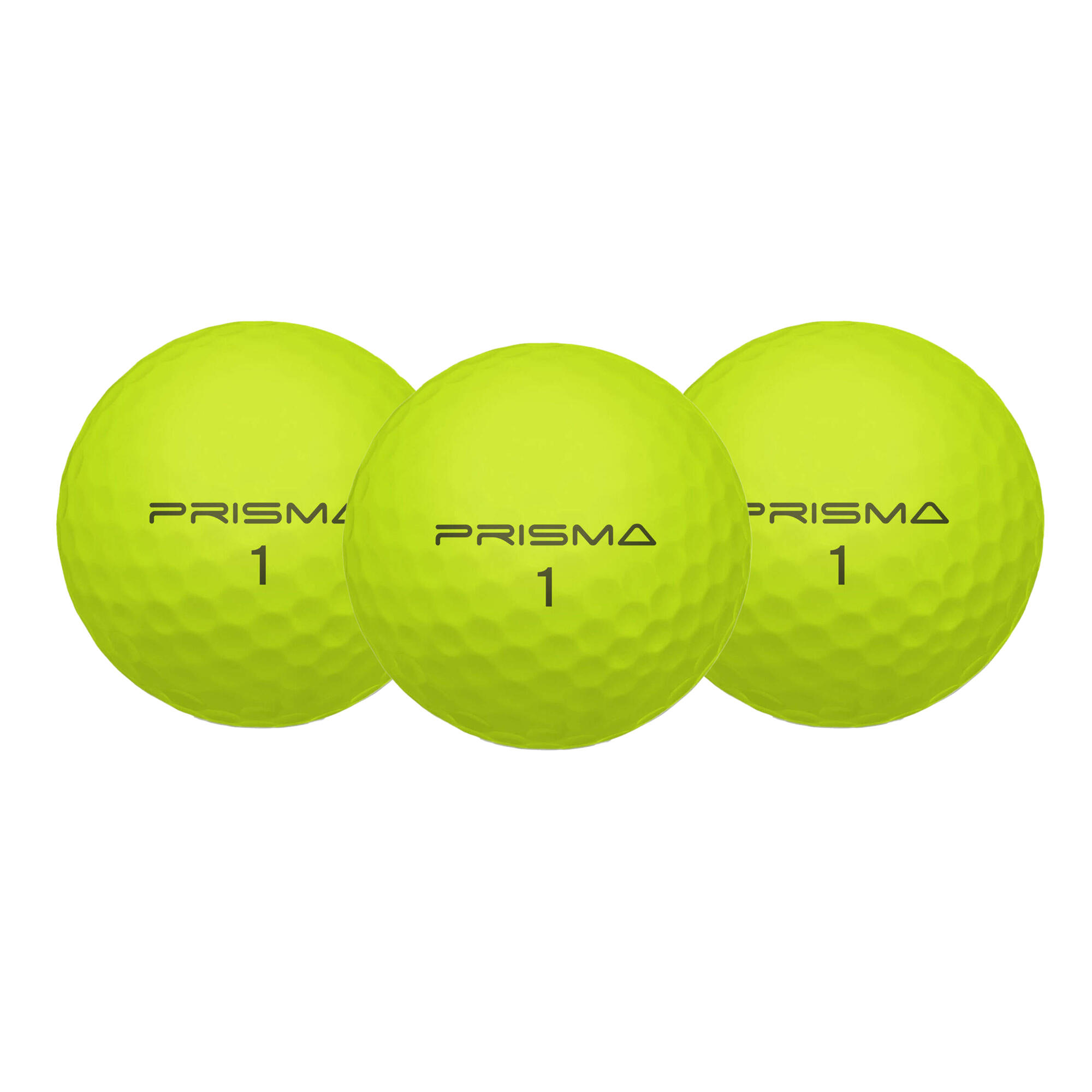 Prisma Titanium Golf Balls (Pack Of 12) (Yellow) 3/3
