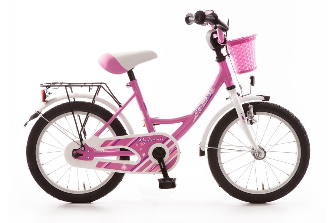 BACHTENKIRCH Bachtenkirch My Bonnie, kinderfiets, 16 inch, roze en wit