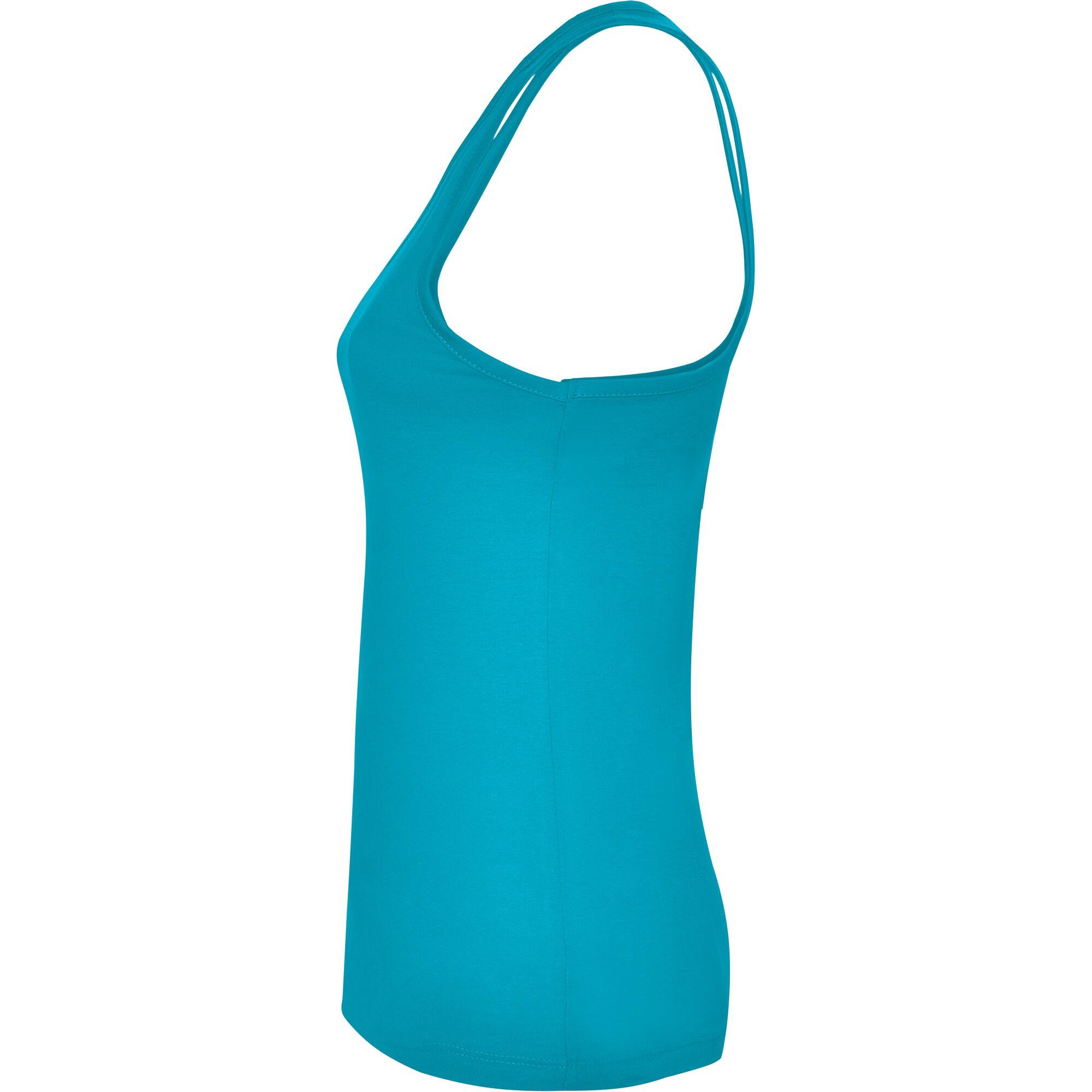 Dames Brenda Tanktop (Turquoise) 3/4