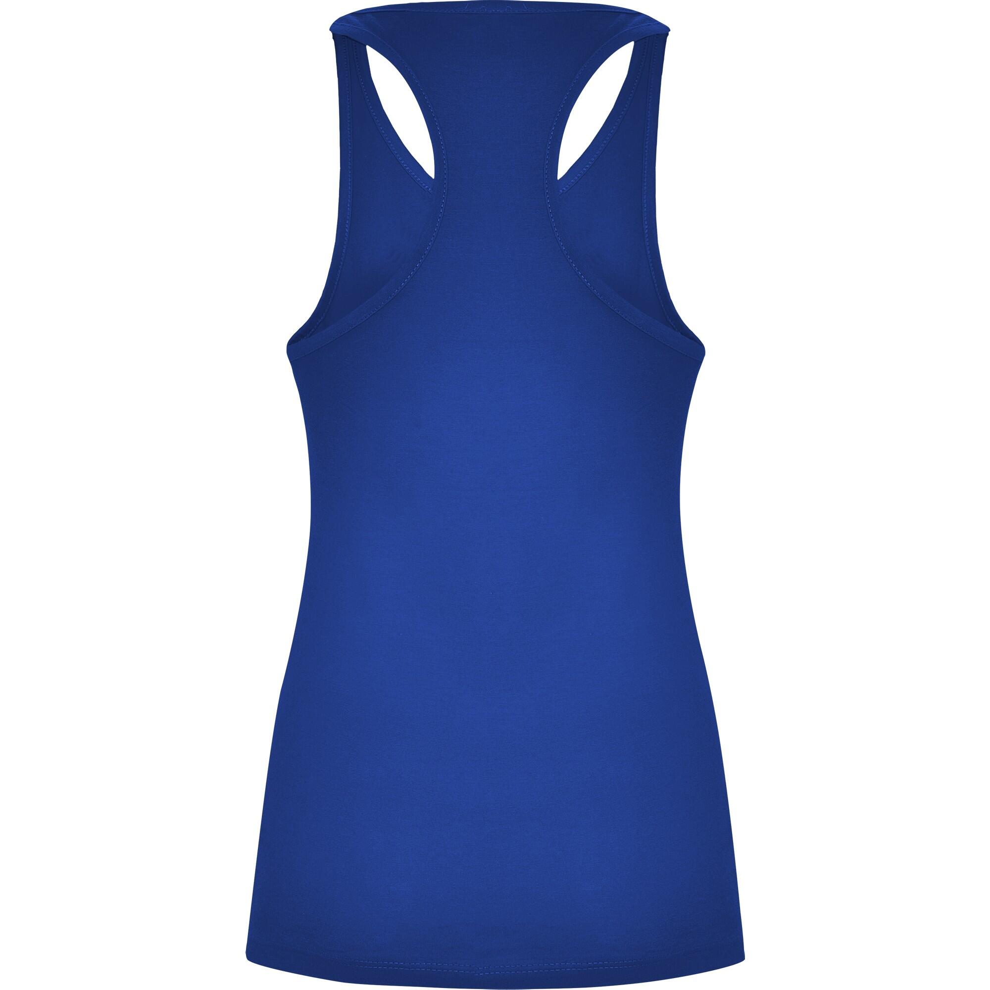 Dames Brenda Tanktop (Elektrisch Blauw) 2/4