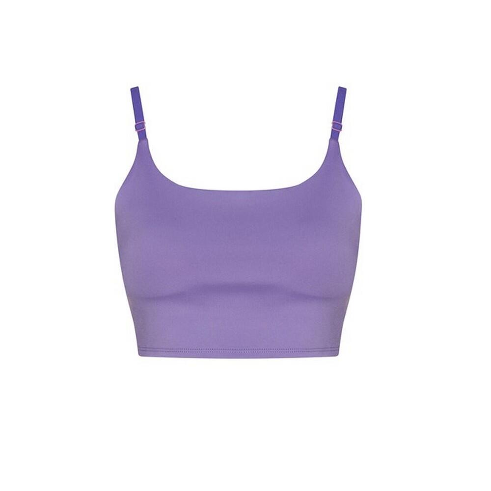 "Tech" SportBH recyceltes Material für Damen Digitalesd Lavender 2/4