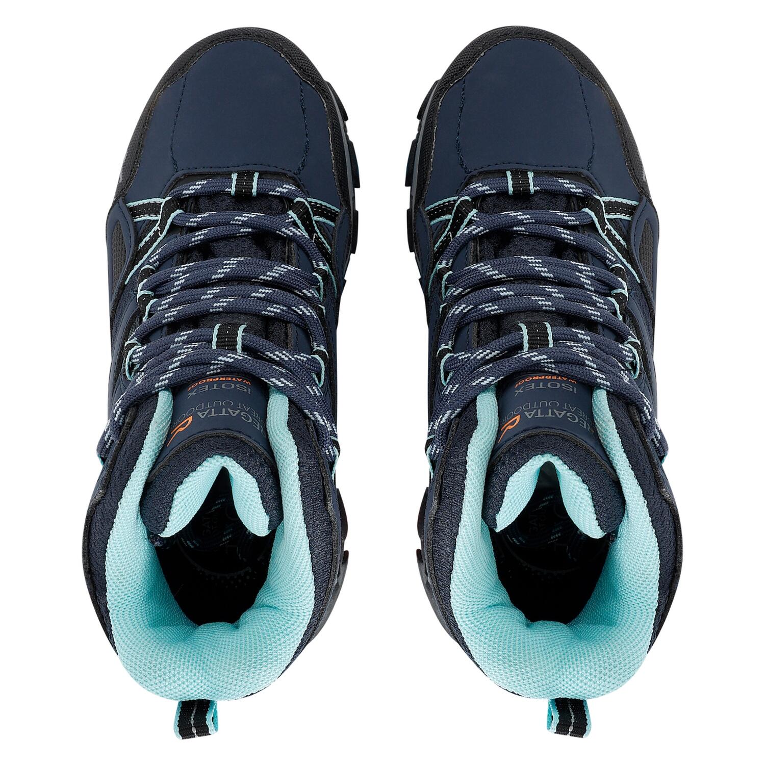 Childrens/Kids Holcombe III Walking Boots (Navy/Aruba Blue) 4/5