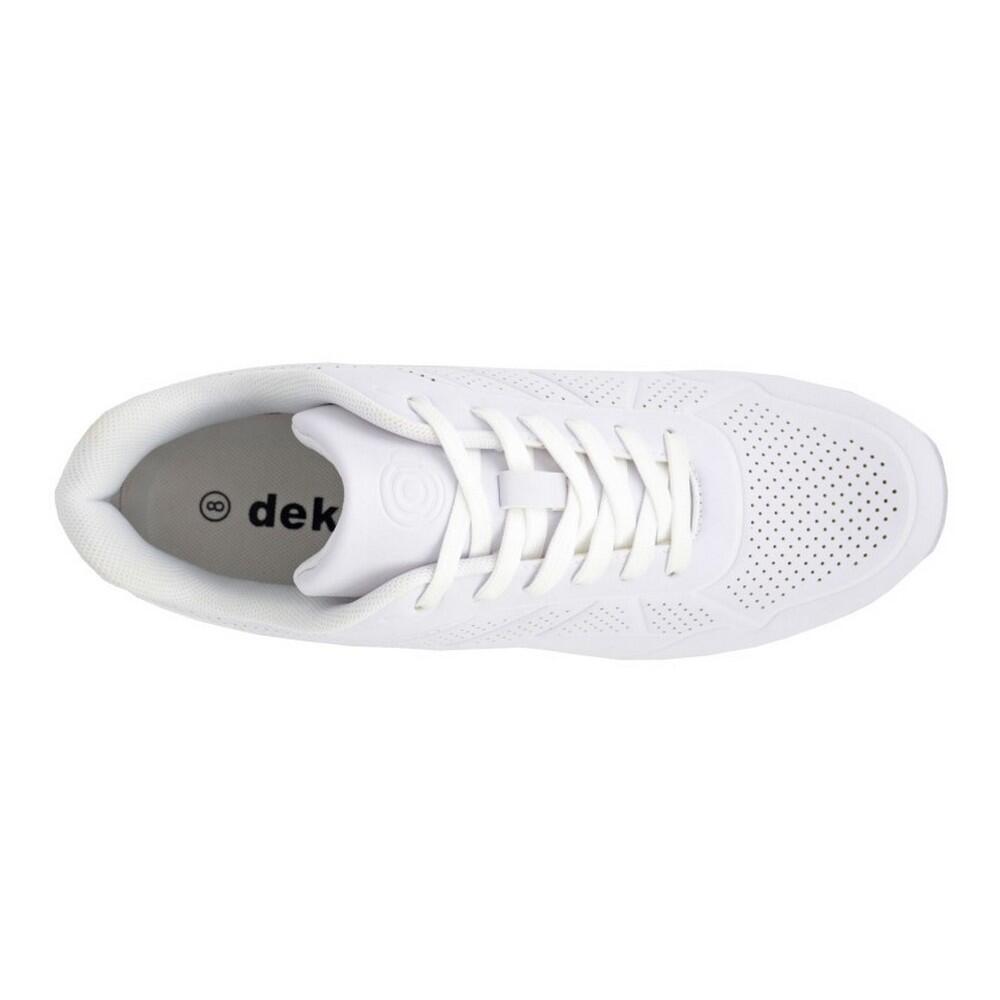 Mens Penalty Lace Up Bowling Shoes (White/Grey) 2/3