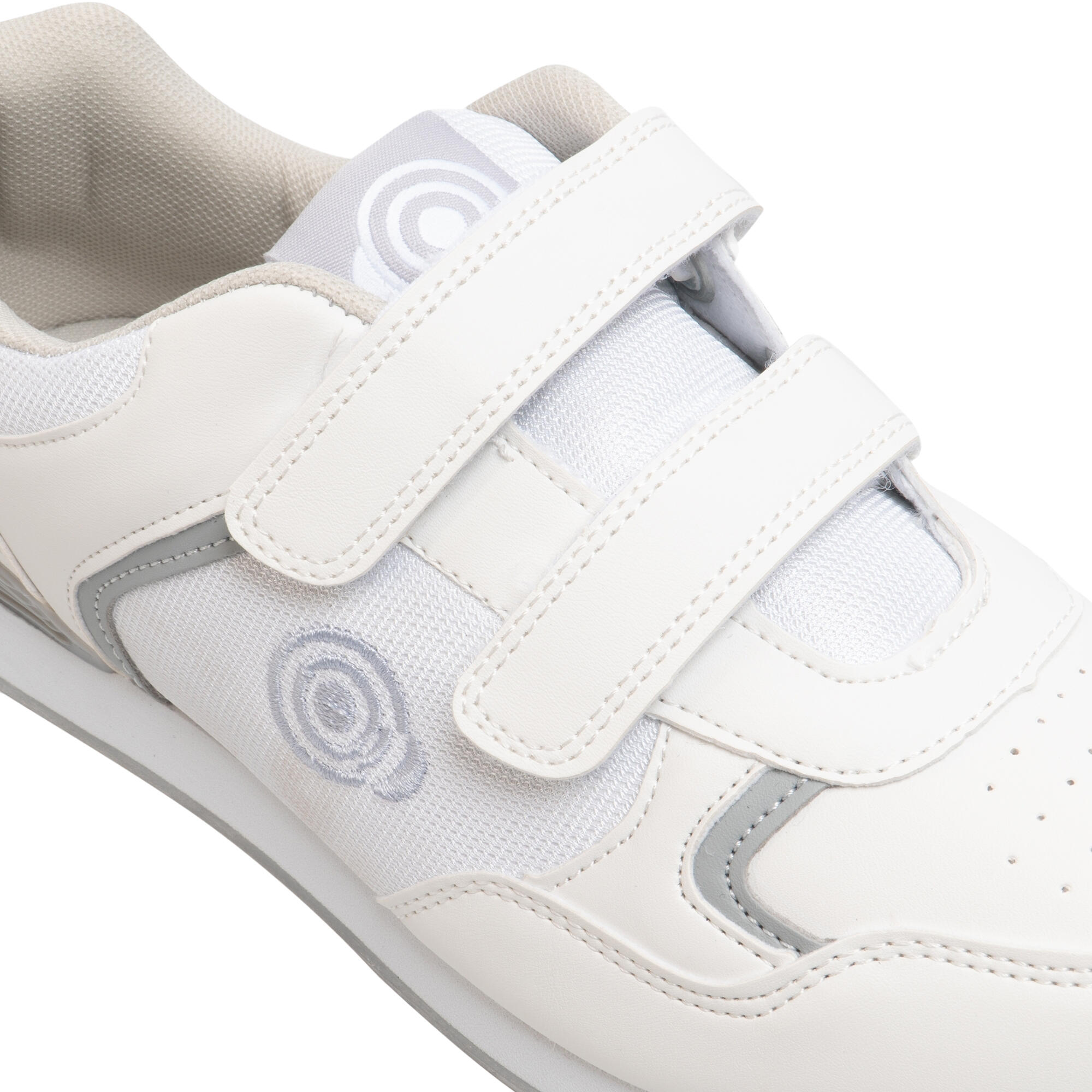Scarpe Da Ginnastica Tipo Bowling Con Strappo Uomo Dek Drive Bianco/Grigio 4/4