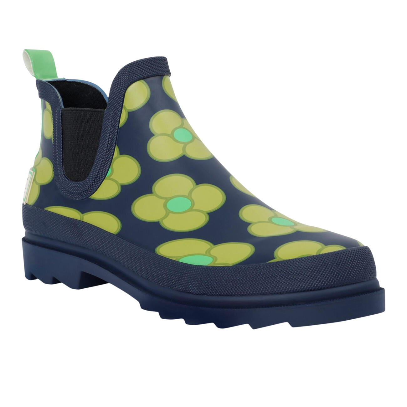 REGATTA Womens/Ladies Orla Kiely Spinning Flower Mid Cut Wellington Boots (Navy)