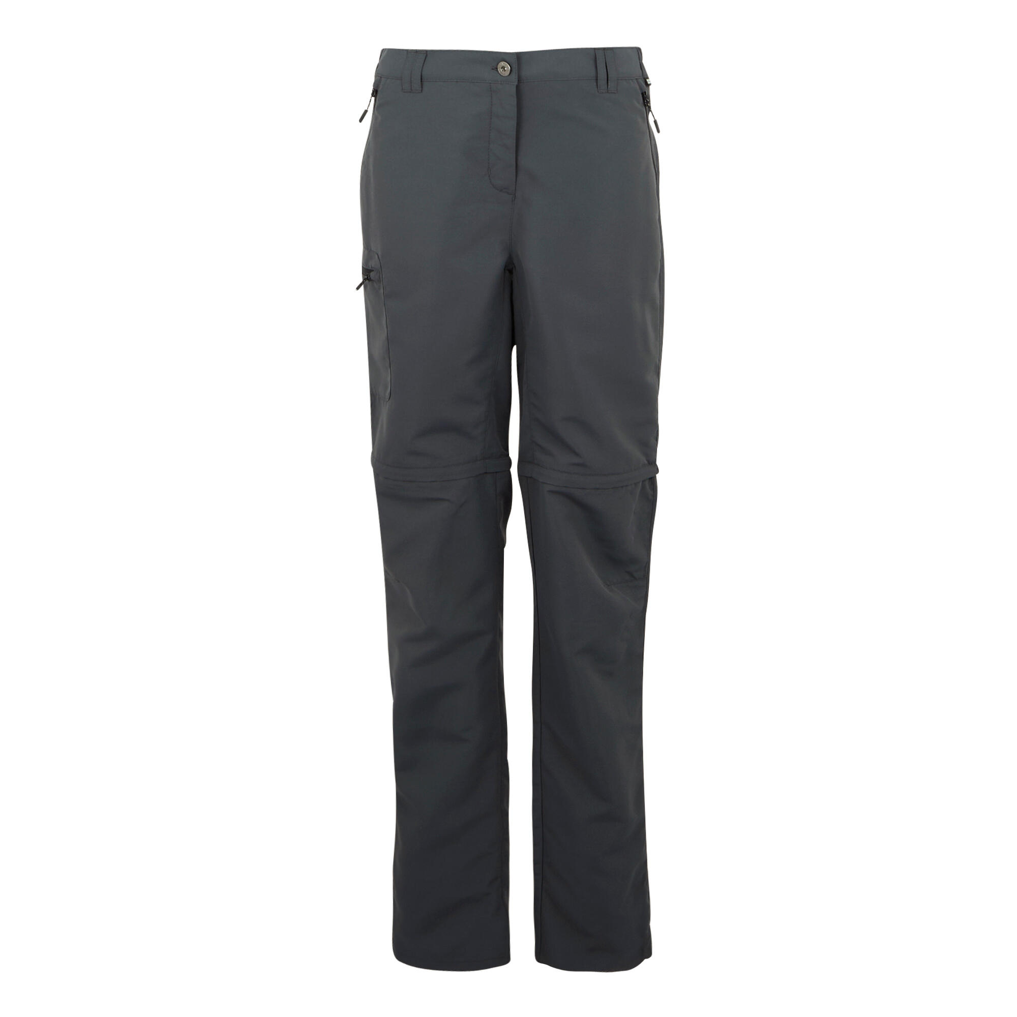 REGATTA Pantaloni Da Trekking Cerniera Rimovibile Donna Regatta Chaska III Grigio Foca
