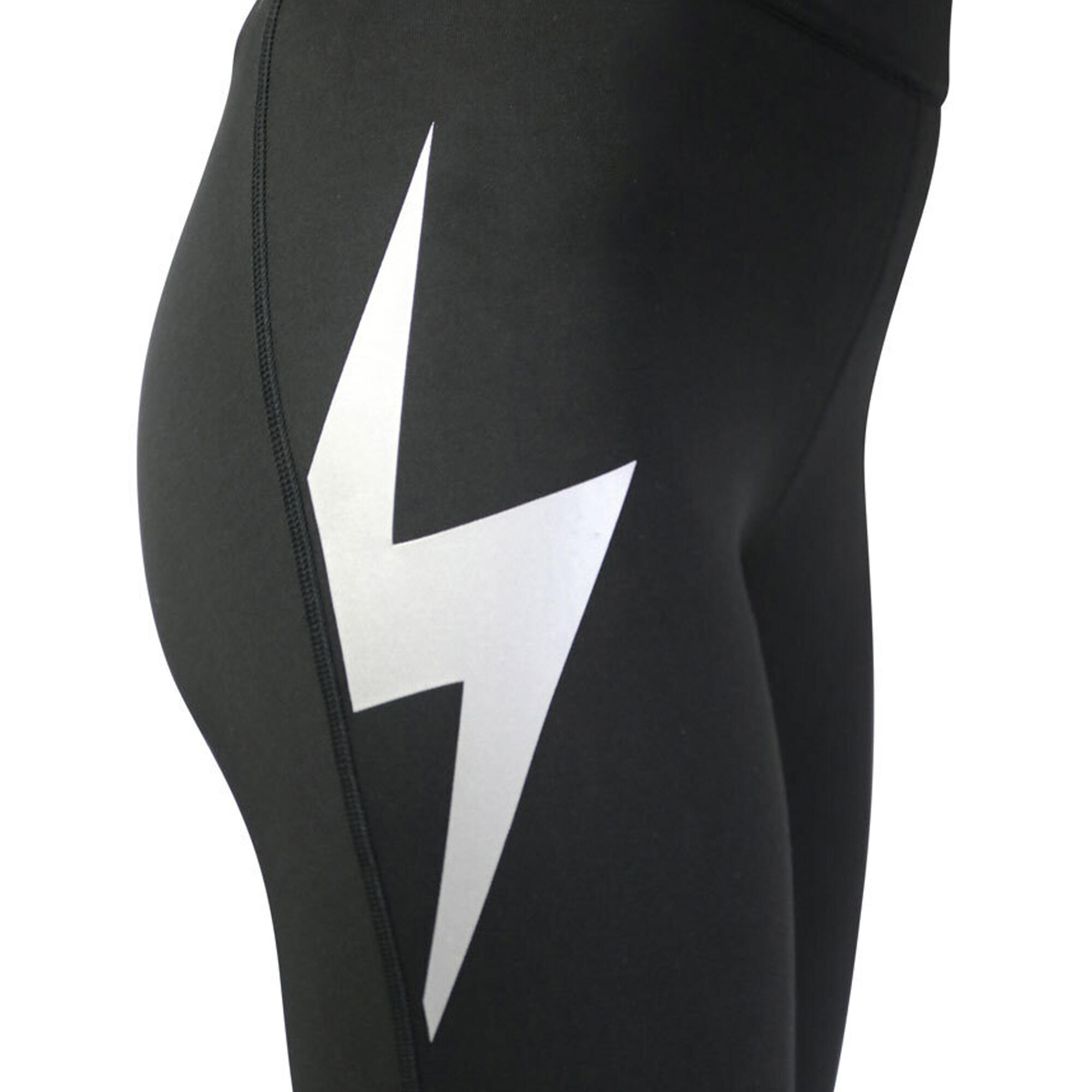 Collant D´équitation SILVA FLASH Femme (Noir / Gris Foncé) 4/4