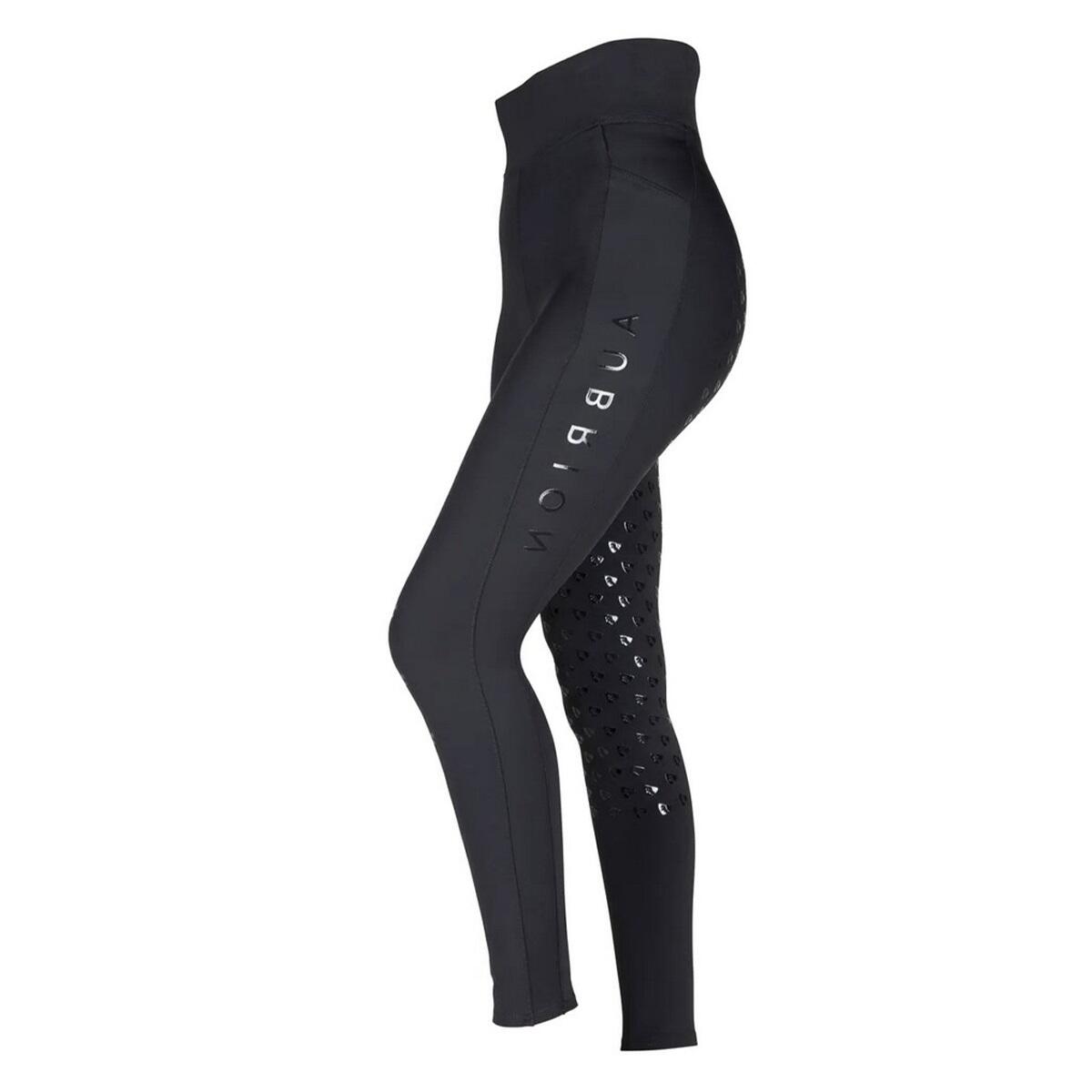 Pantaloni Da Equitazione Ragazze Aubrion Eltar Nero 2/2