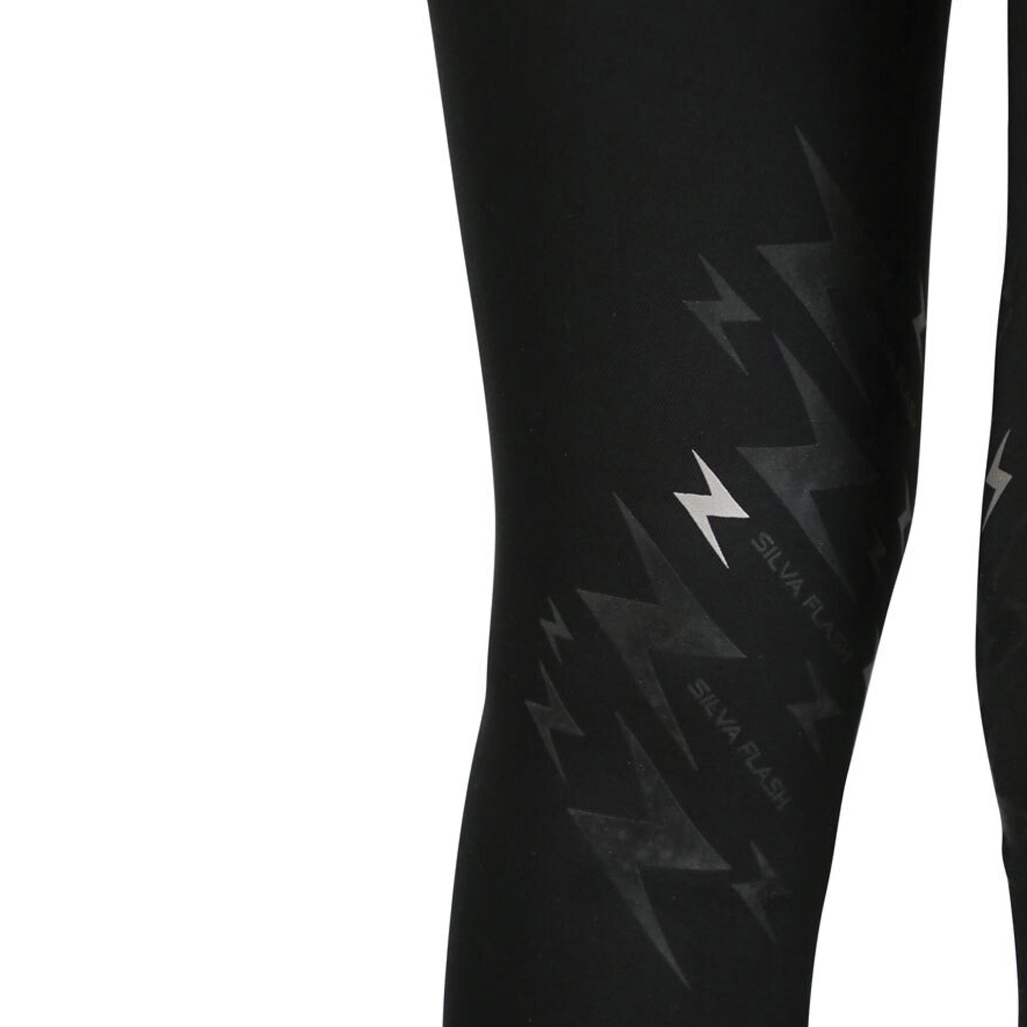 Collant D´équitation SILVA FLASH Femme (Noir / Gris Foncé) 3/4