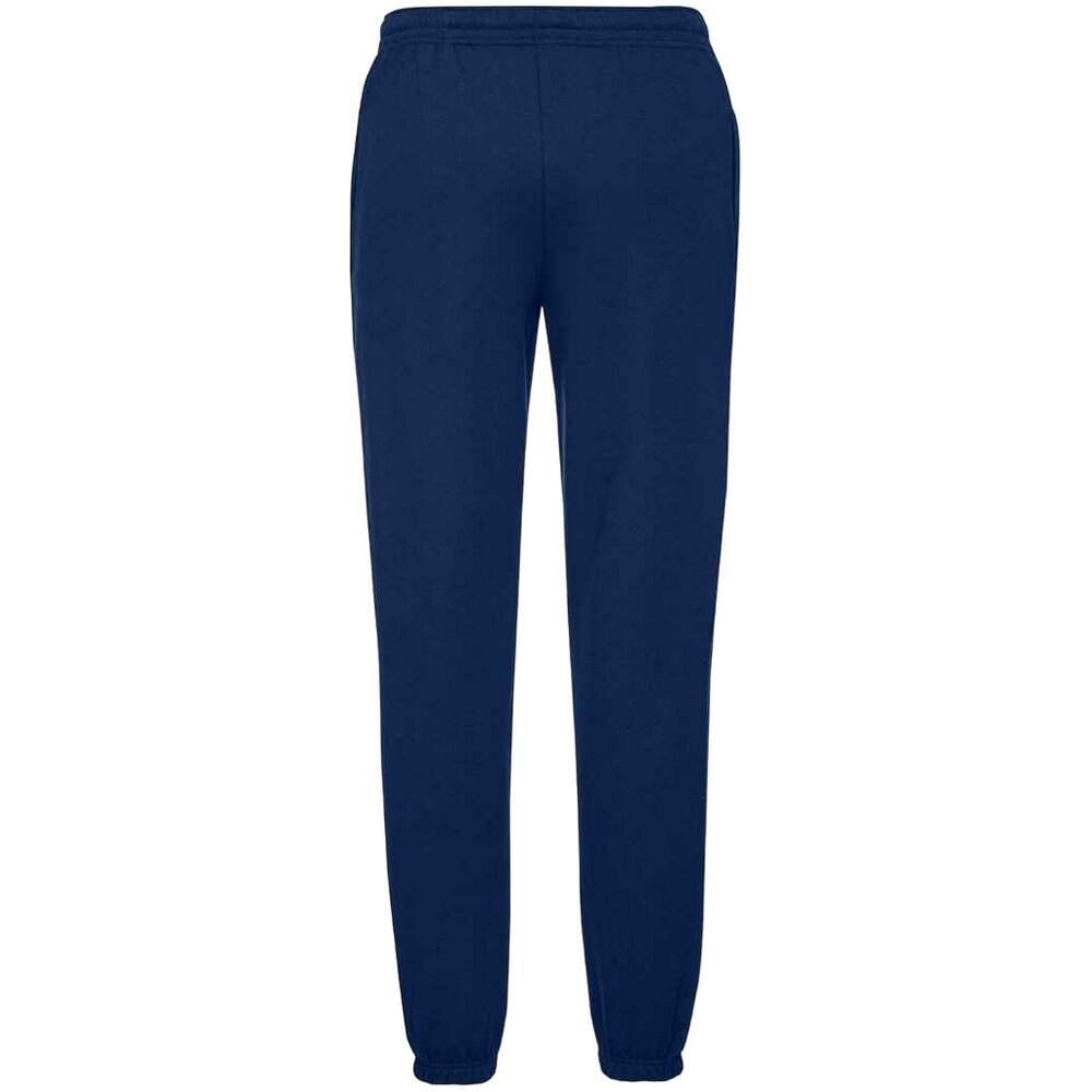 Fruit Of Loom Mens Classic 80/20 Elasticated Sweatpants (Navy) 2/3
