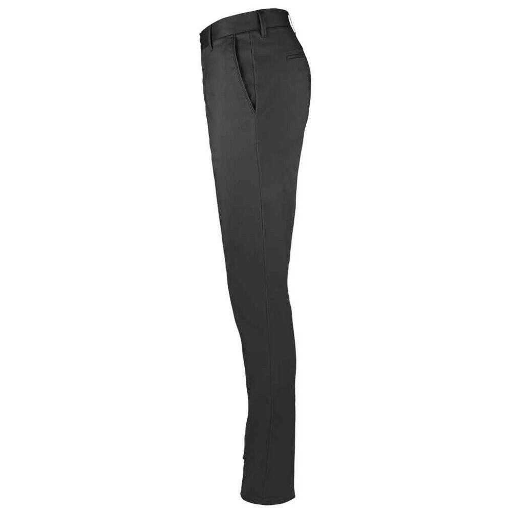 Womens/Ladies Jared Stretch Suit Trousers (Black) 2/3