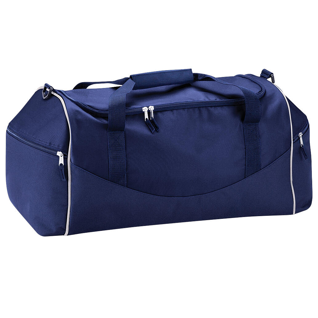 QUADRA Teamwear Holdall Duffle Bag (55 Litres) (French Navy/Putty)