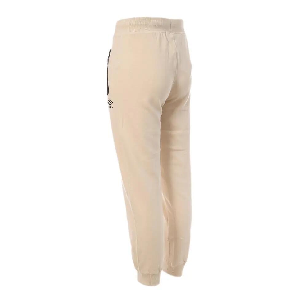 Pantalón de Chándal Umbro Net Cu Fleece Beige/Negro para Niño 3/3