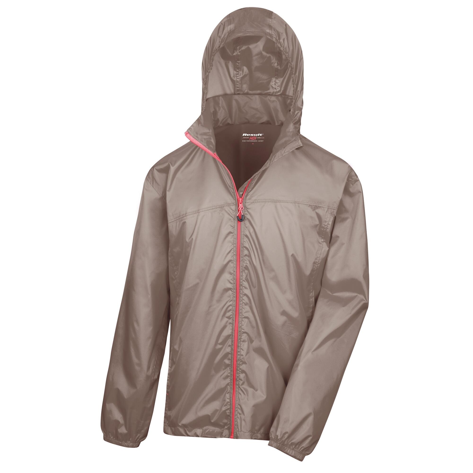 RESULT Unisex HDi Quest Hydradri Lightweight Waterproof Jacket (Fennel / Pink)