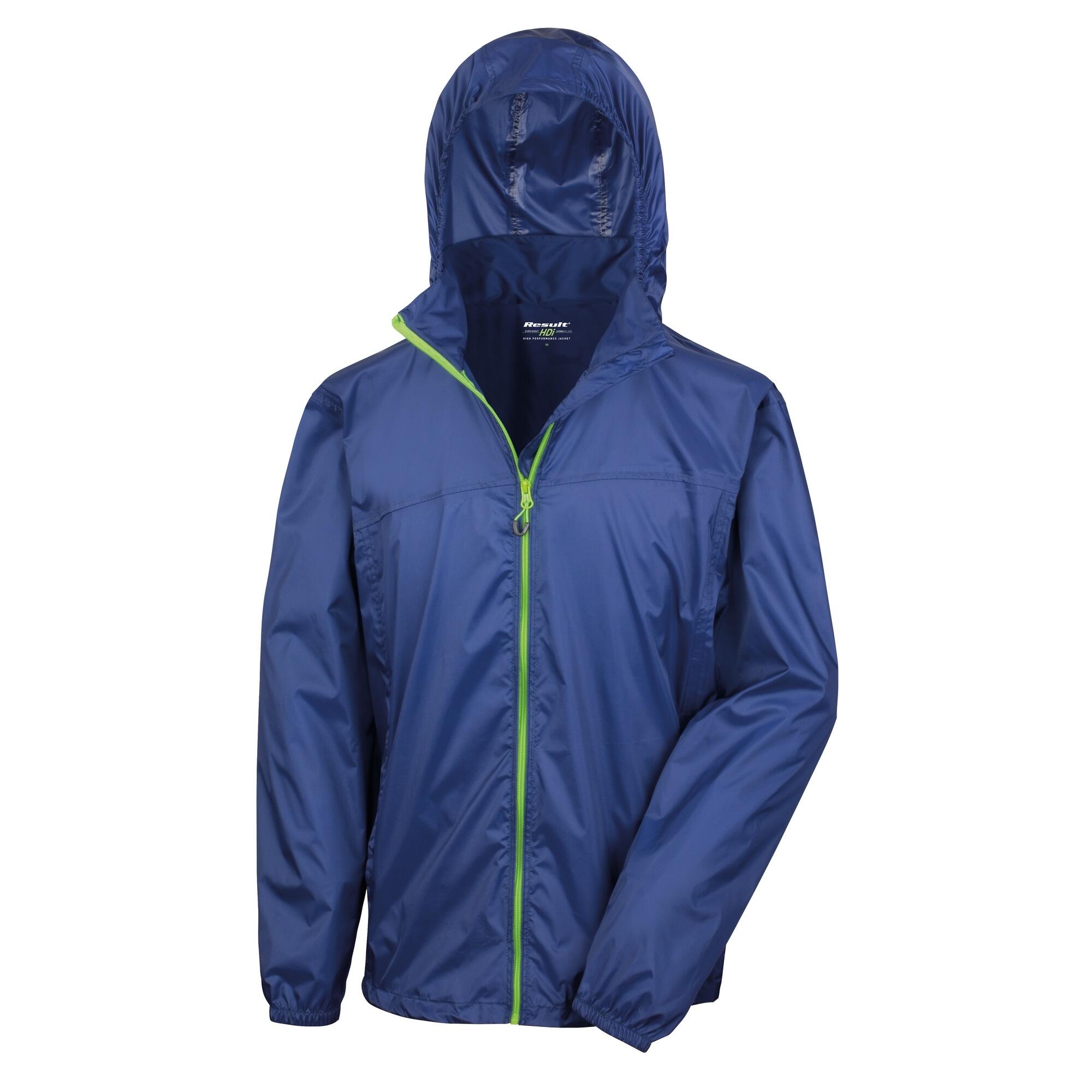 RESULT Unisex HDi Quest Hydradri Lightweight Waterproof Jacket (Navy / Lime)