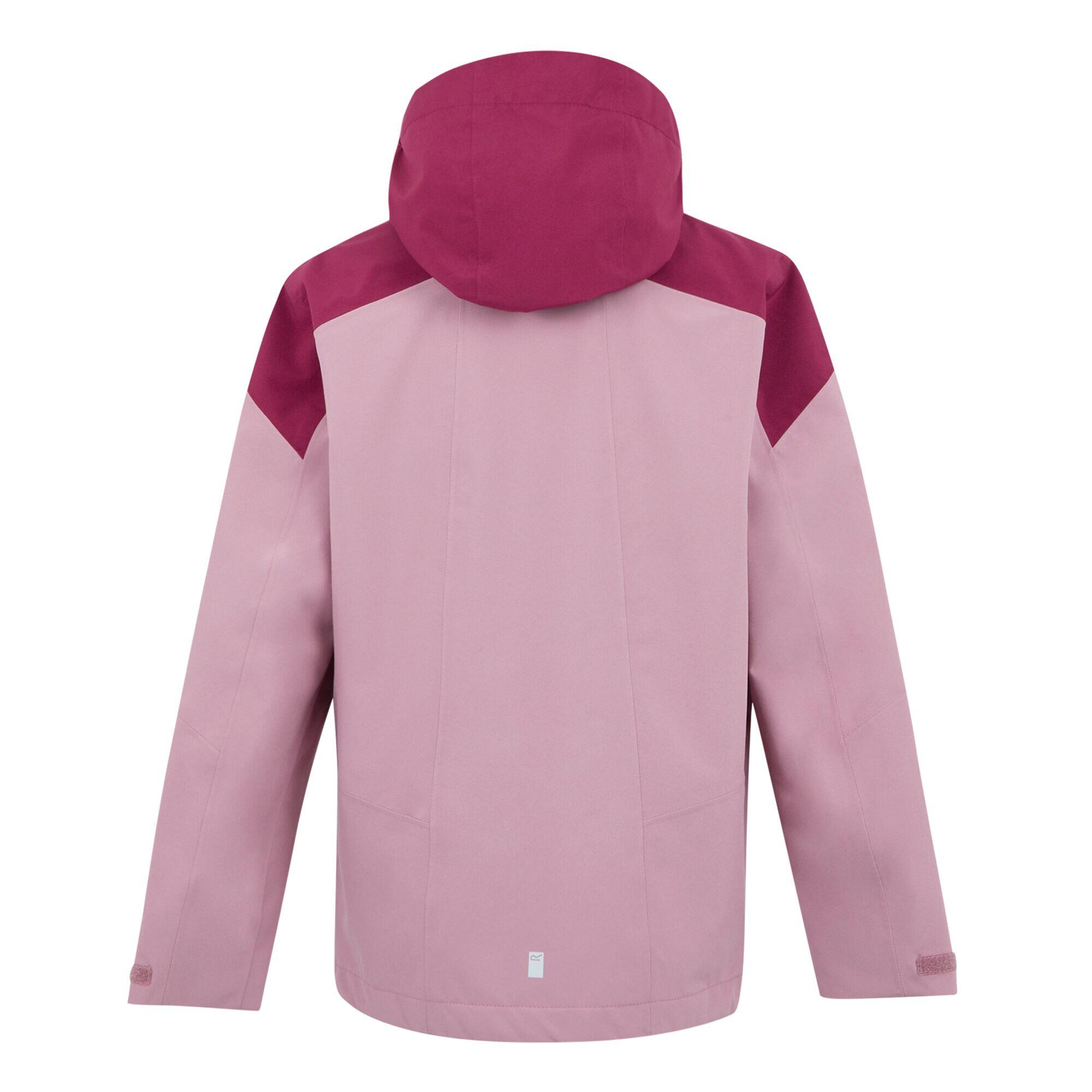 Childrens/Kids Highton VI Waterproof Jacket (Lilas/Beaujolais) 2/5