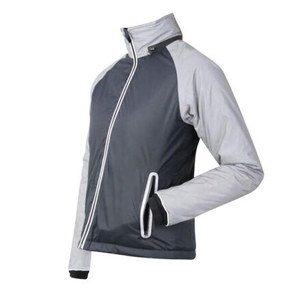 Silva Flash" Steppjacke Wasserfest für Damen Schwarz/Reflektierendes Silber