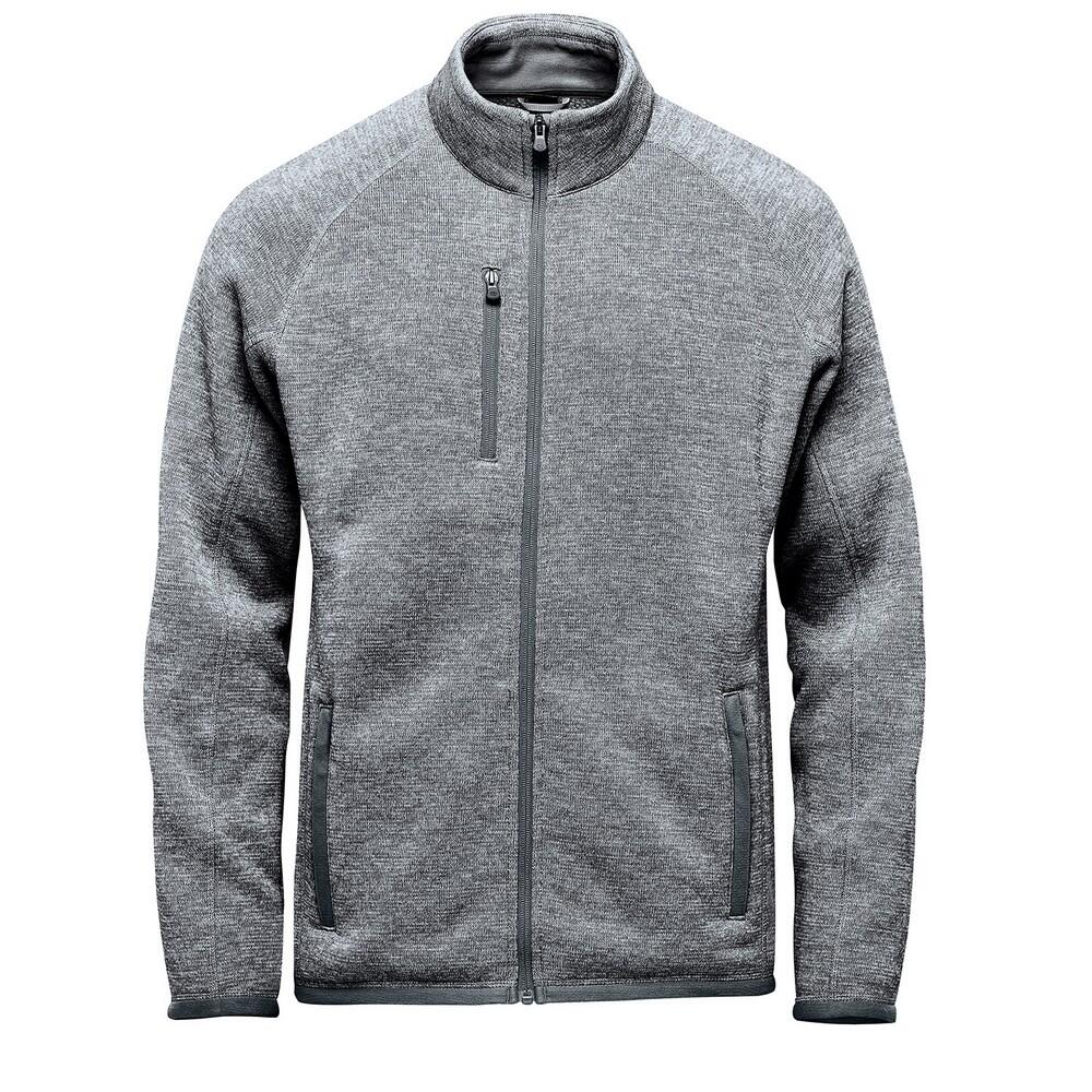 STORMTECH Mens Avalanche Full Zip Fleece Jacket (Granite Heather)