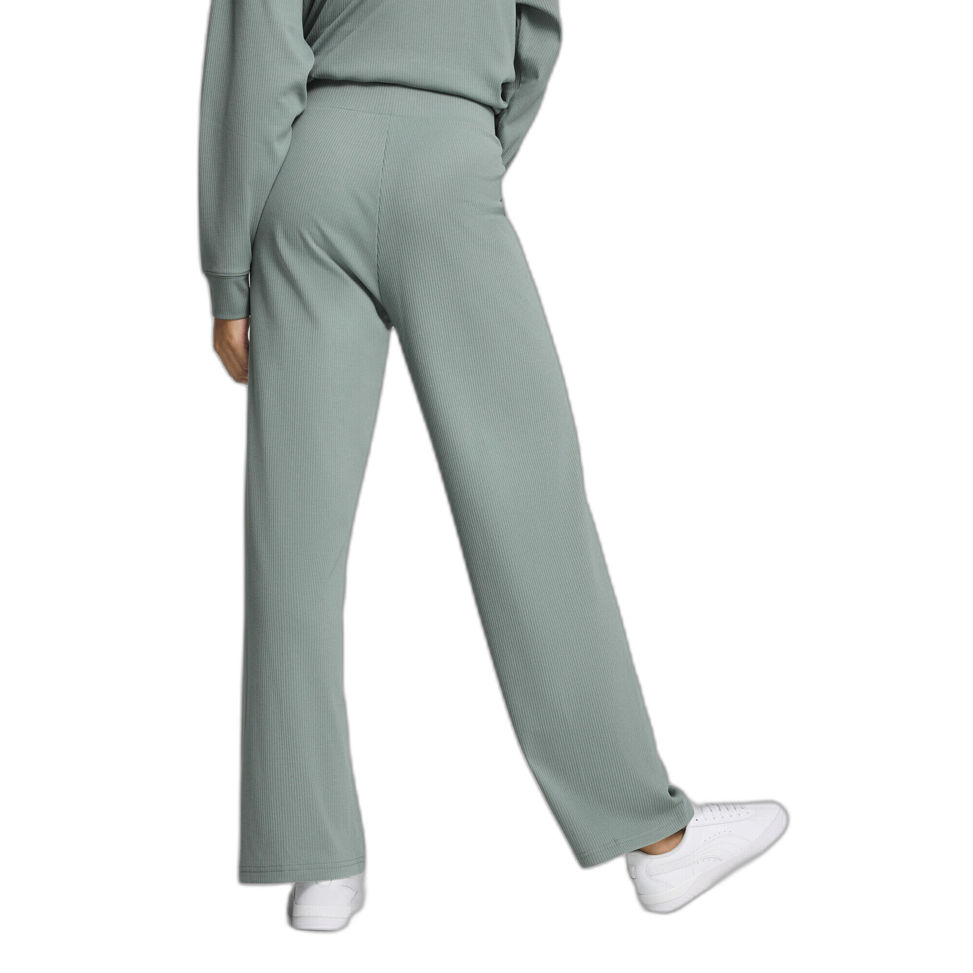 Pantalon côtelé taille haute femme Puma ESS Elevated 5/5
