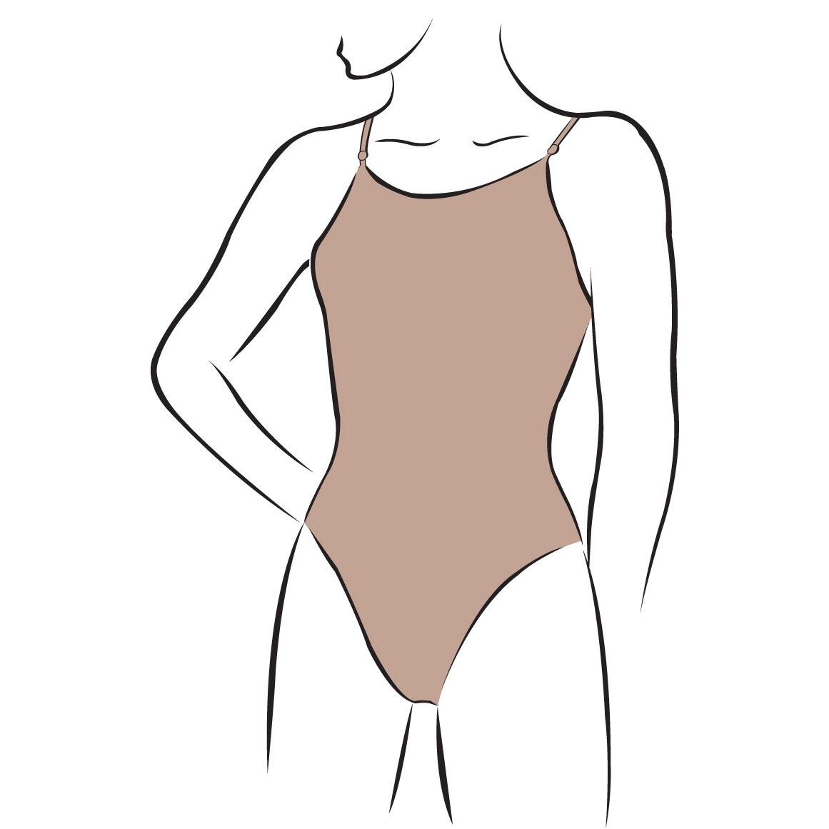 Dance Body Da Danza Senza Cuciture (1 Pezzo) Donna Silky Nudo 2/3