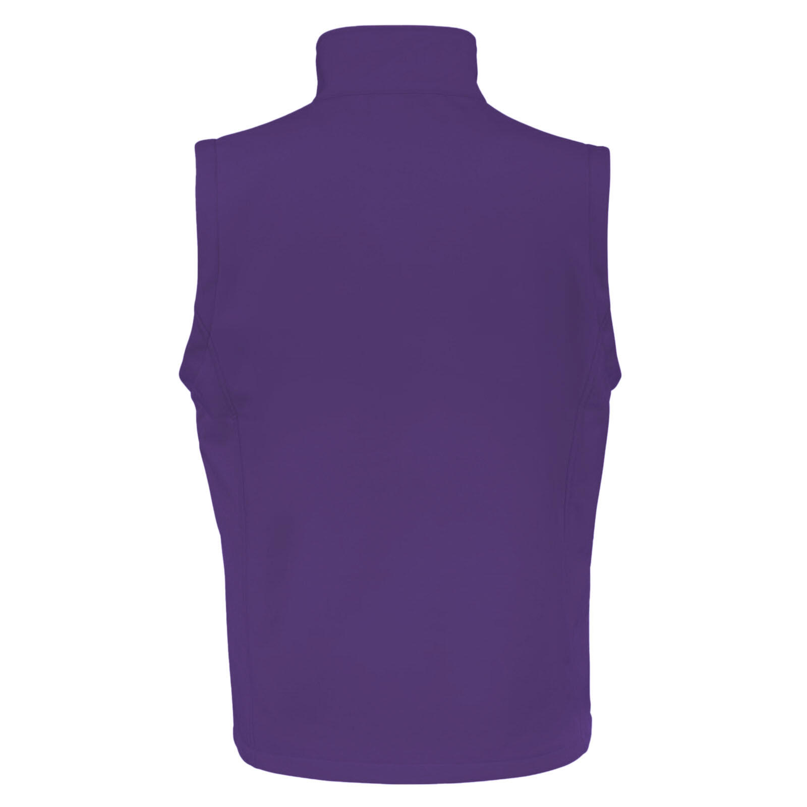 Core Giacca Senza Maniche Softshell Uomo Result Viola/Nero 2/3