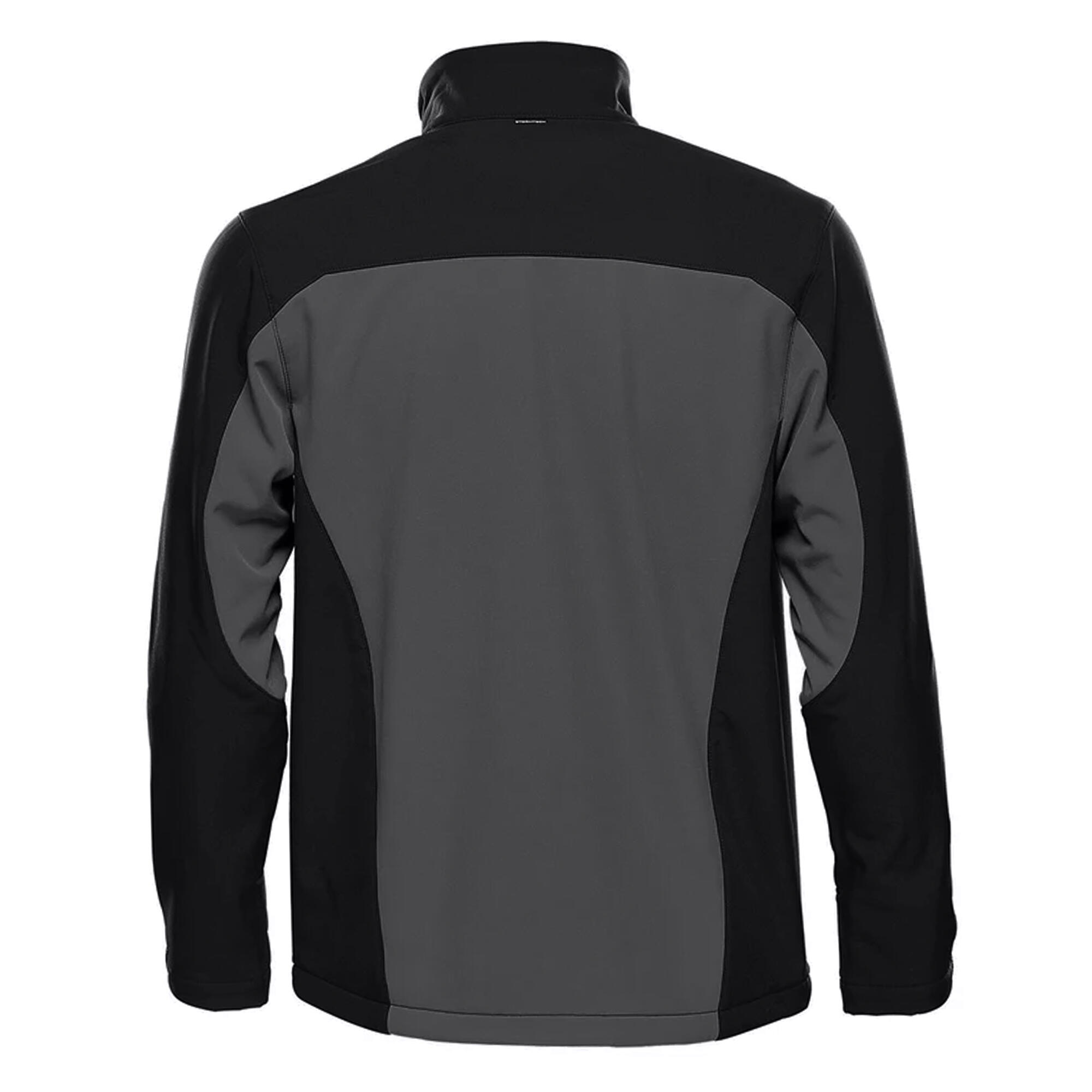 "Cascades" Softshelljacke für Herren Grau/Schwarz 2/3