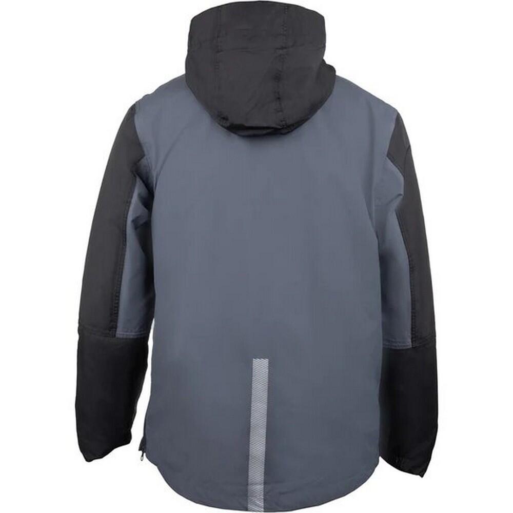 Giacca Impermeabile Contrasto Uomo Dickies Generation Overhead Grigio Nuovo Nero 2/3