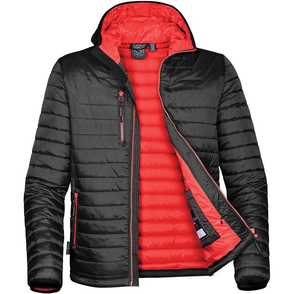 Gravity Veste Rembourrée Femme (Noir/Rouge) 3/3