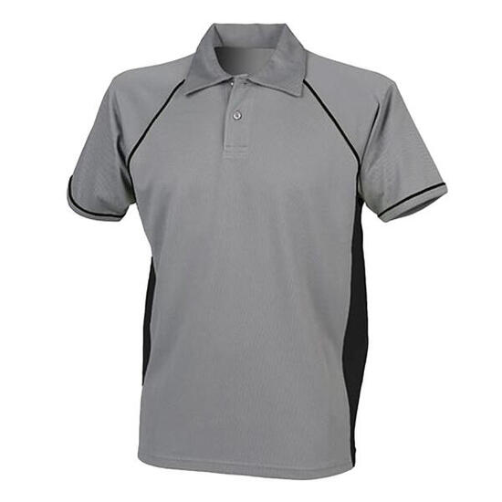 Polo PERFORMANCE Homme (Gris Foncé / Noir)