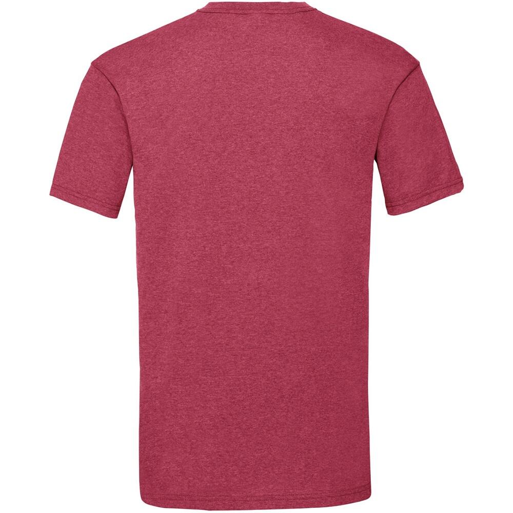 Kurzarm TShirt Herren Vintage Rot meliert 2/2