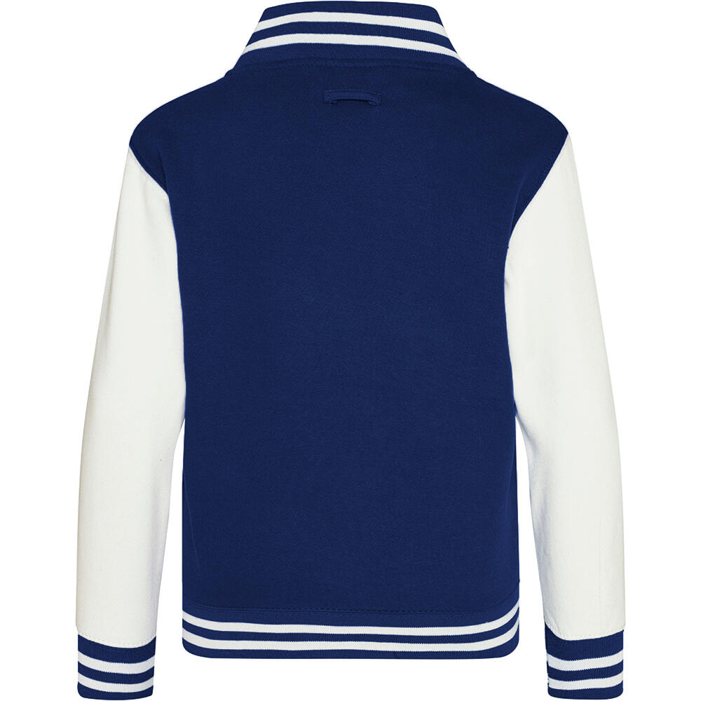 Felpa Casual Unisex Awdis Blu Navy/Bianco 2/2