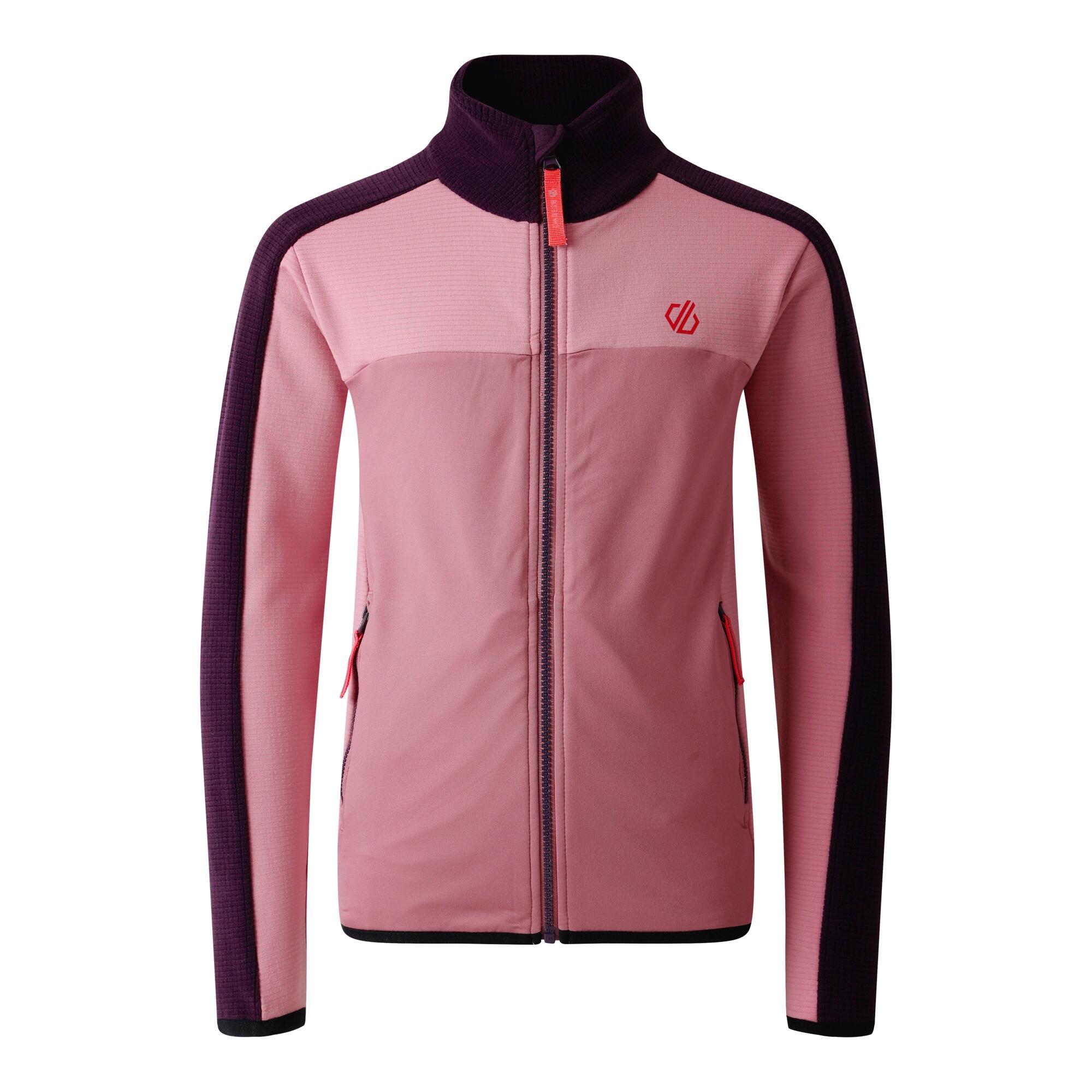 DARE 2B Childrens/Kids Emergent IV Stretch Midlayer (Deep Plum/Lilas)