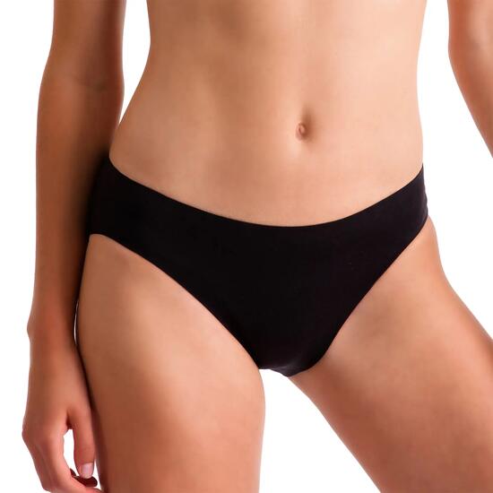 Culotte Invisible Taille Haute Pour Femme (Noir)