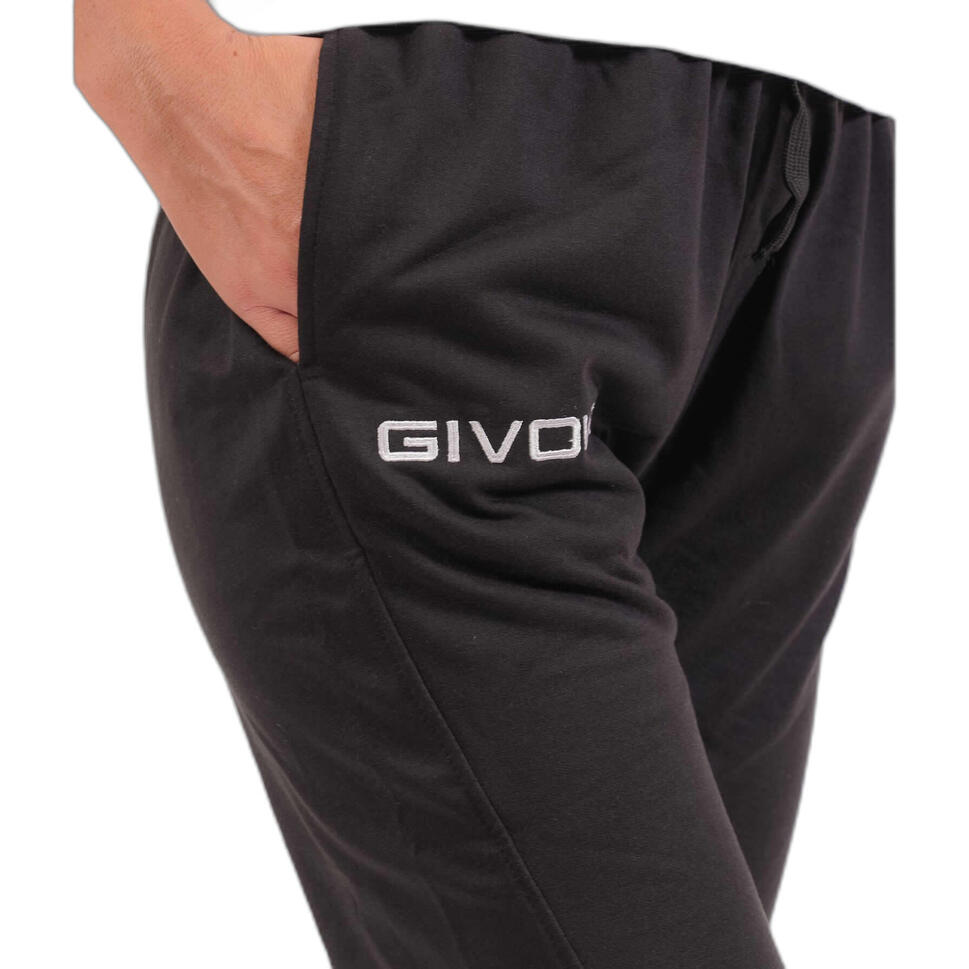 Czarne Spodnie do Joggingu Givova King 3XL - Komfort i Styl