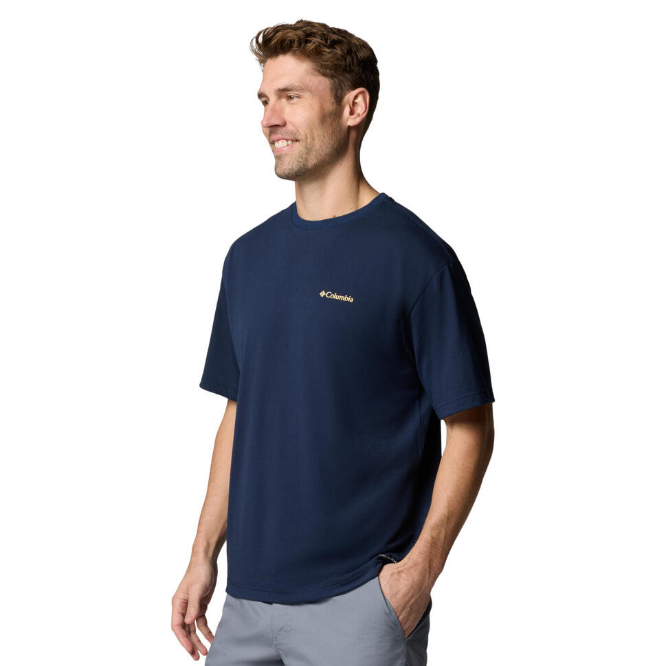 T-shirt sportowy z krótkim rękawem męski Cedar Trail Back Graphic Tee