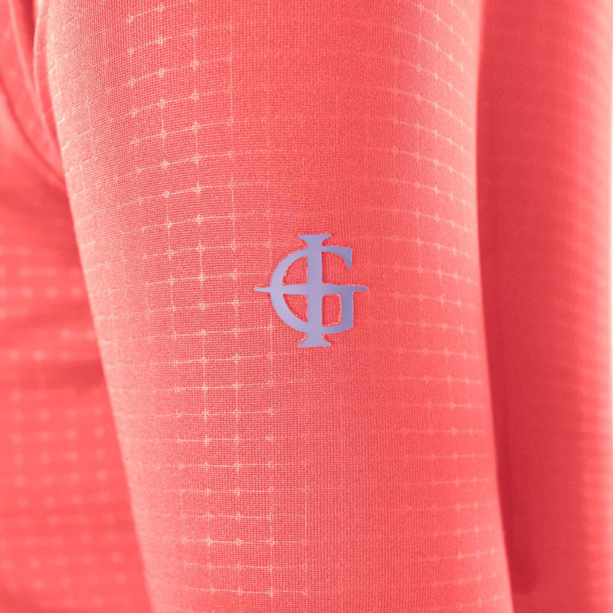 Jacke Durchgehender Reißverschluss für Damen Corallen Pink 3/4