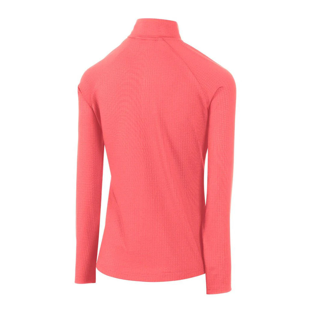 Jacke Durchgehender Reißverschluss für Damen Corallen Pink 2/4