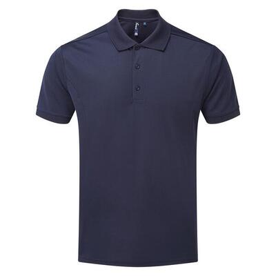 Heren coolchecker poloshirt (marine)
