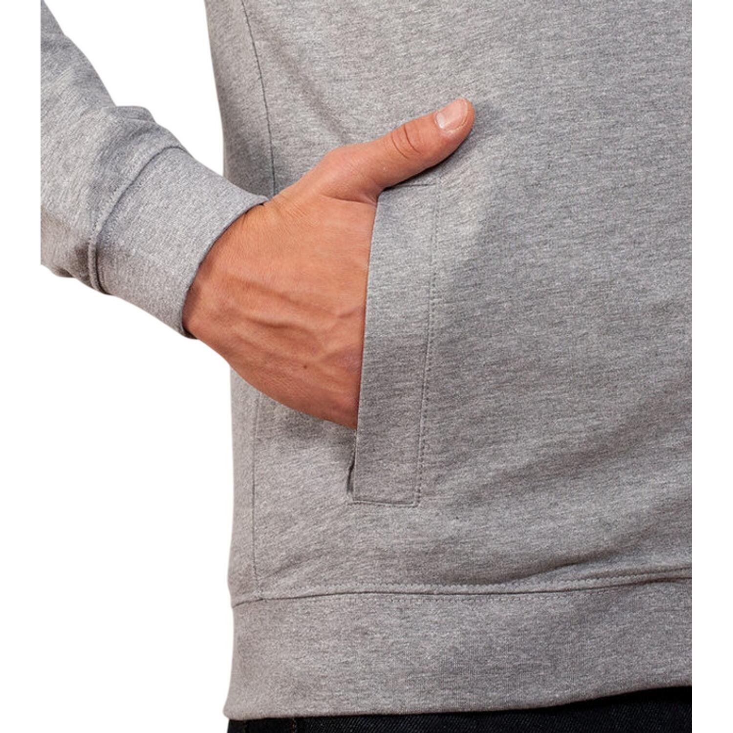 Veste De Survêtement FUJI Homme (Gris Chiné / Jaune Fluo) 3/4