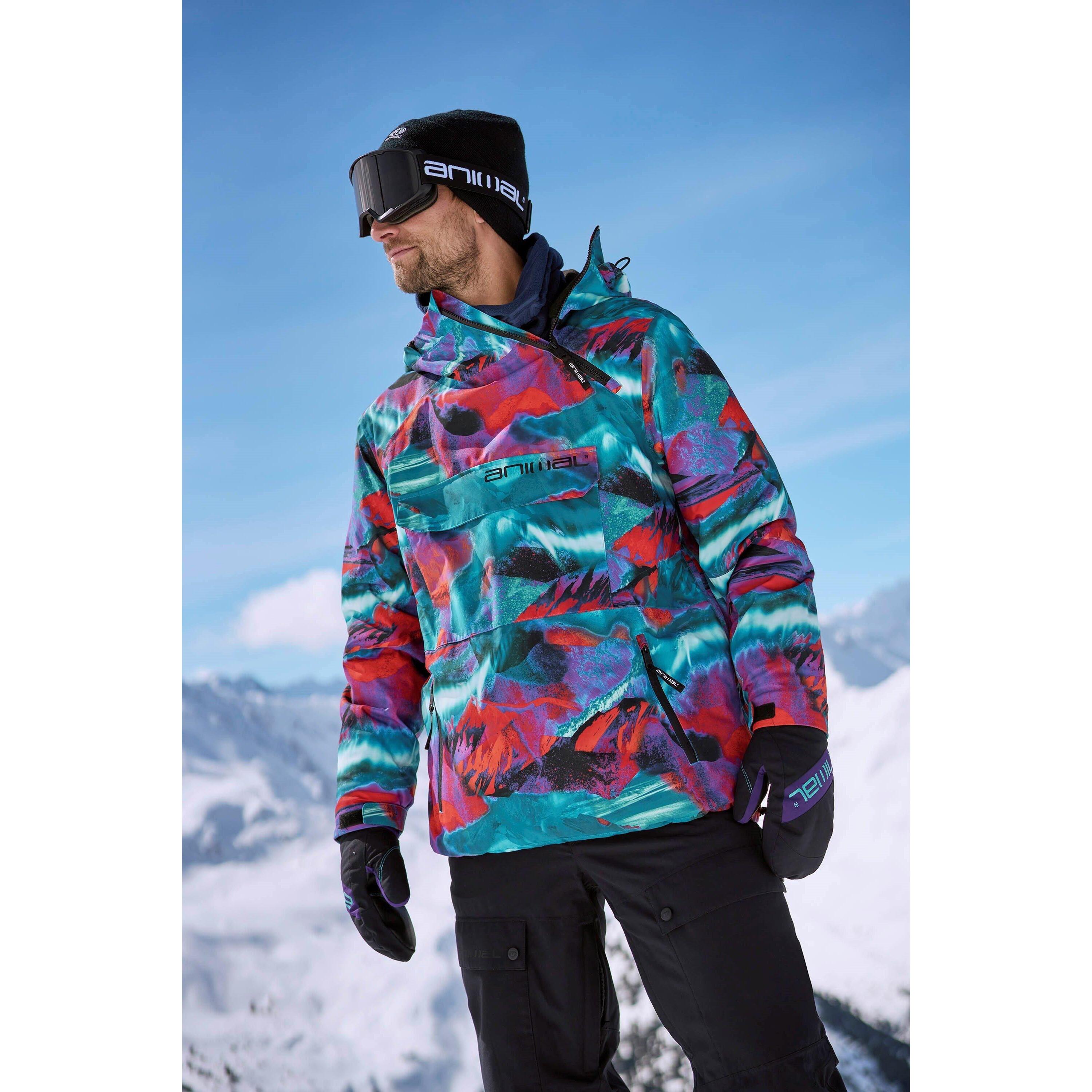 ANIMAL Mens Snowstorm Ski Jacket (Active Red)