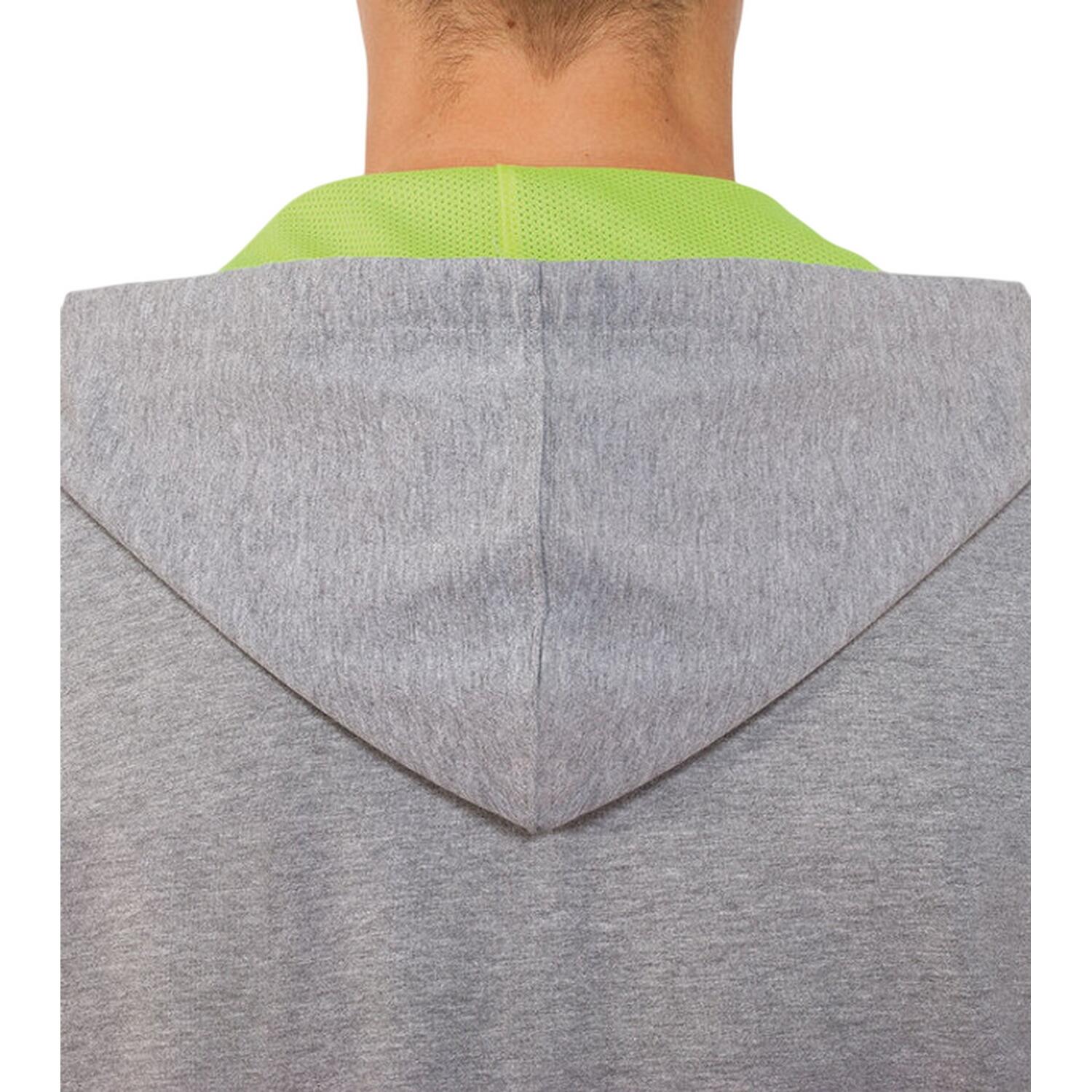 Veste De Survêtement FUJI Homme (Gris Chiné / Jaune Fluo) 2/4