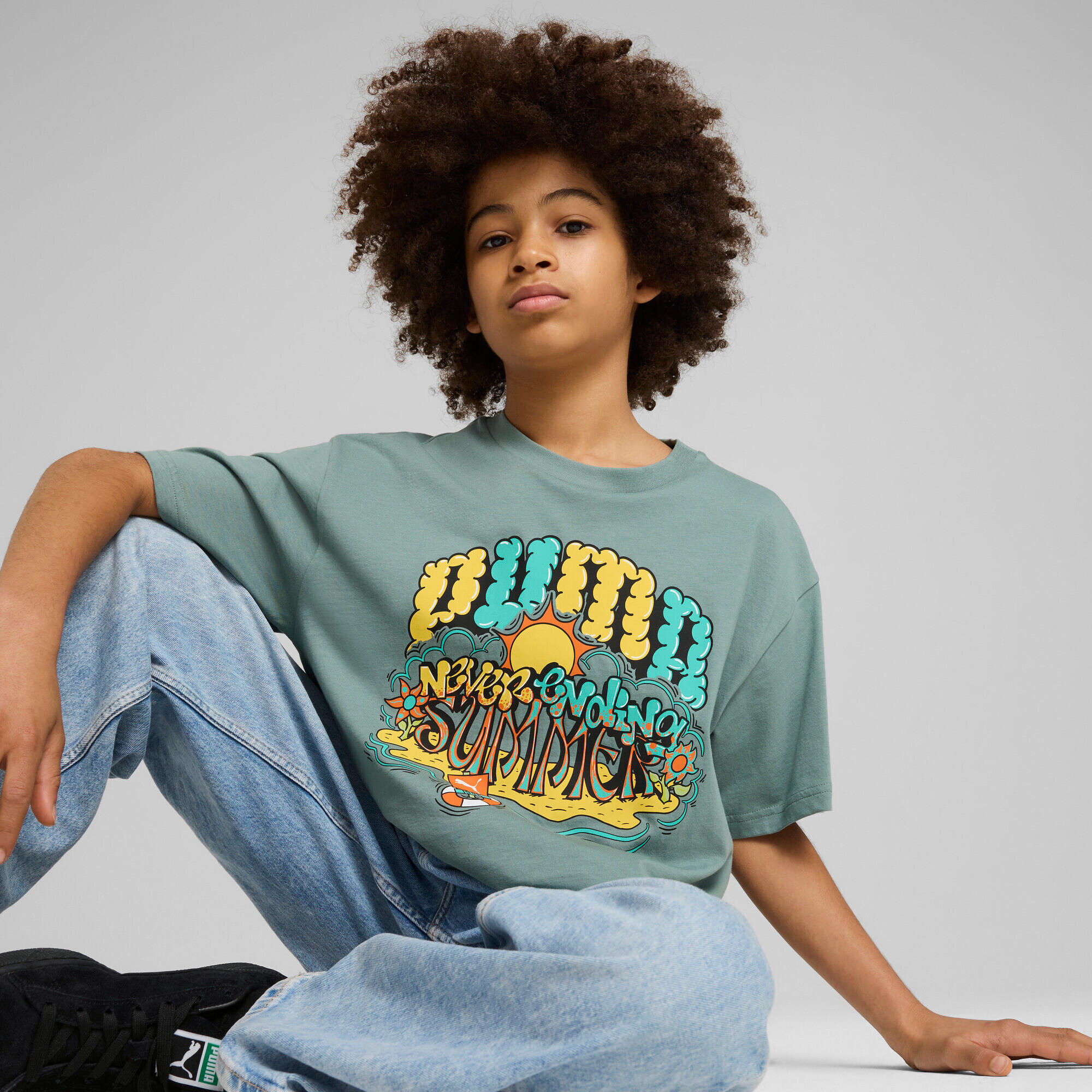 T-shirt per bambini Puma Graphics III 3/5